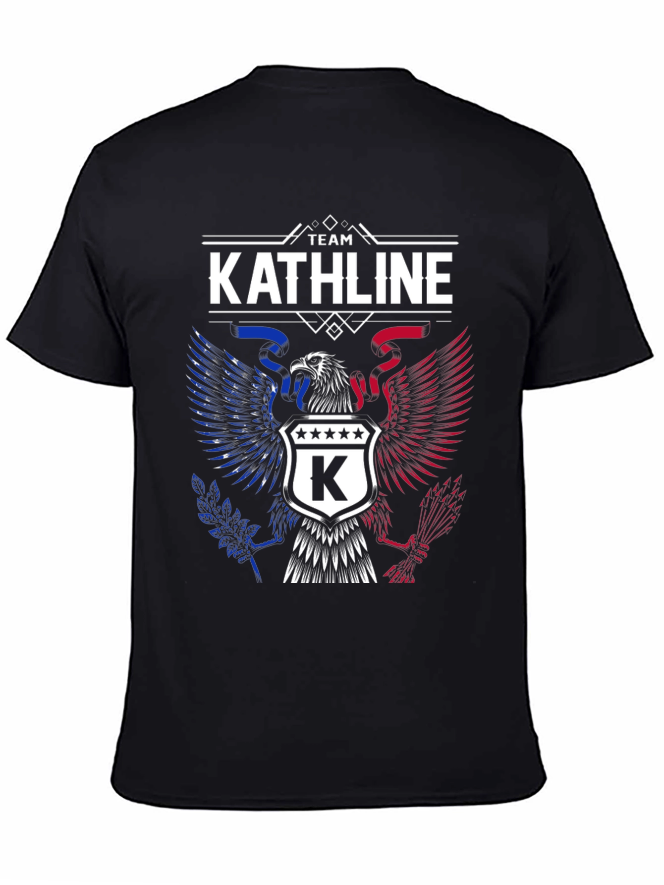 Team Kathline Eagle Crest T-Shirt - Patriotic Design