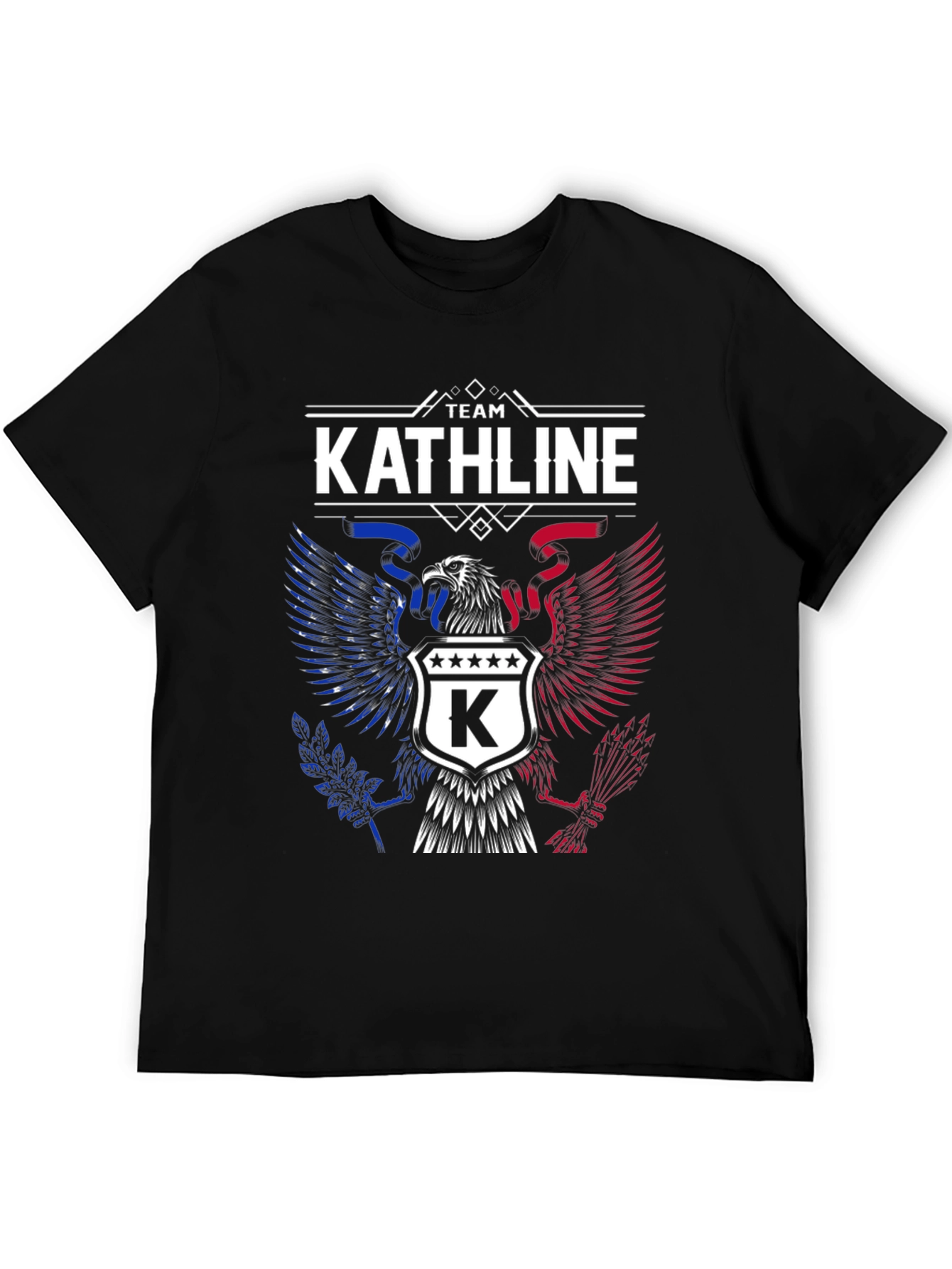 Team Kathline Eagle Crest T-Shirt - Patriotic Design