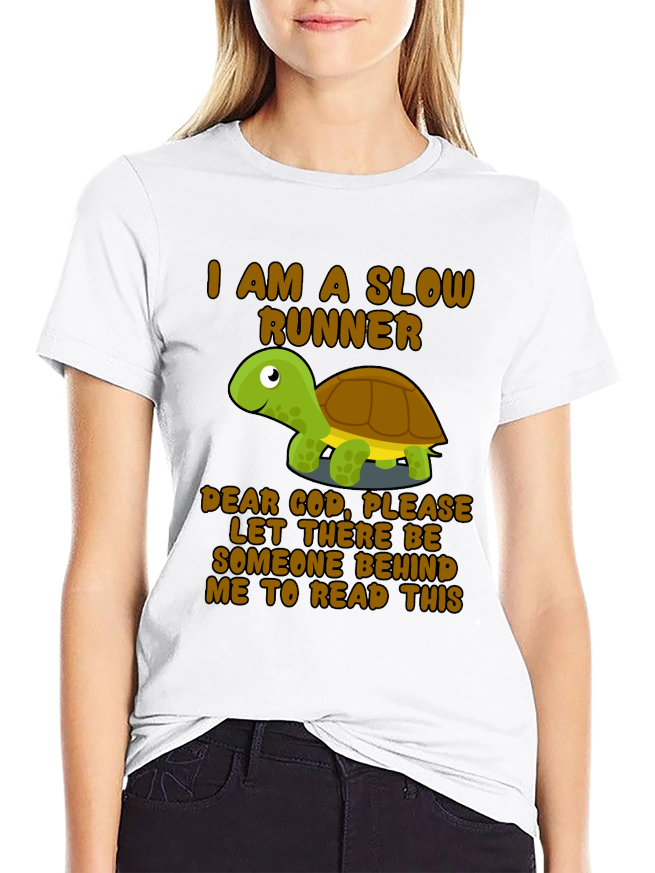Funny Turtle Slow Runner T-Shirt