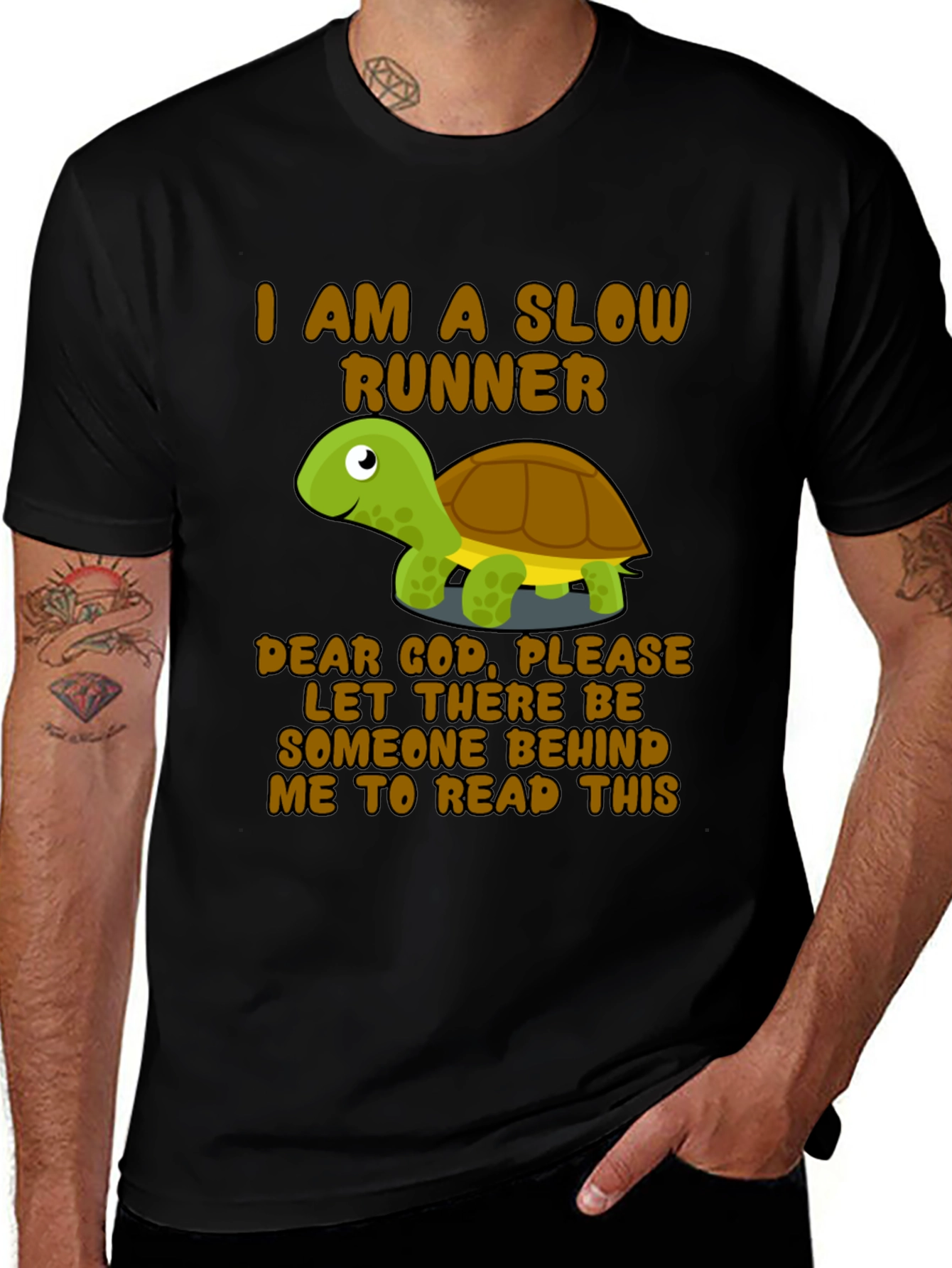 Funny Turtle Slow Runner T-Shirt