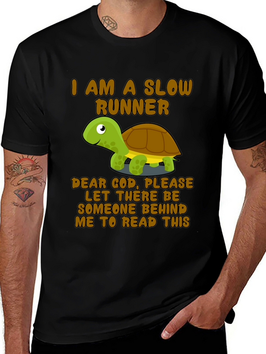 Funny Turtle Slow Runner T-Shirt