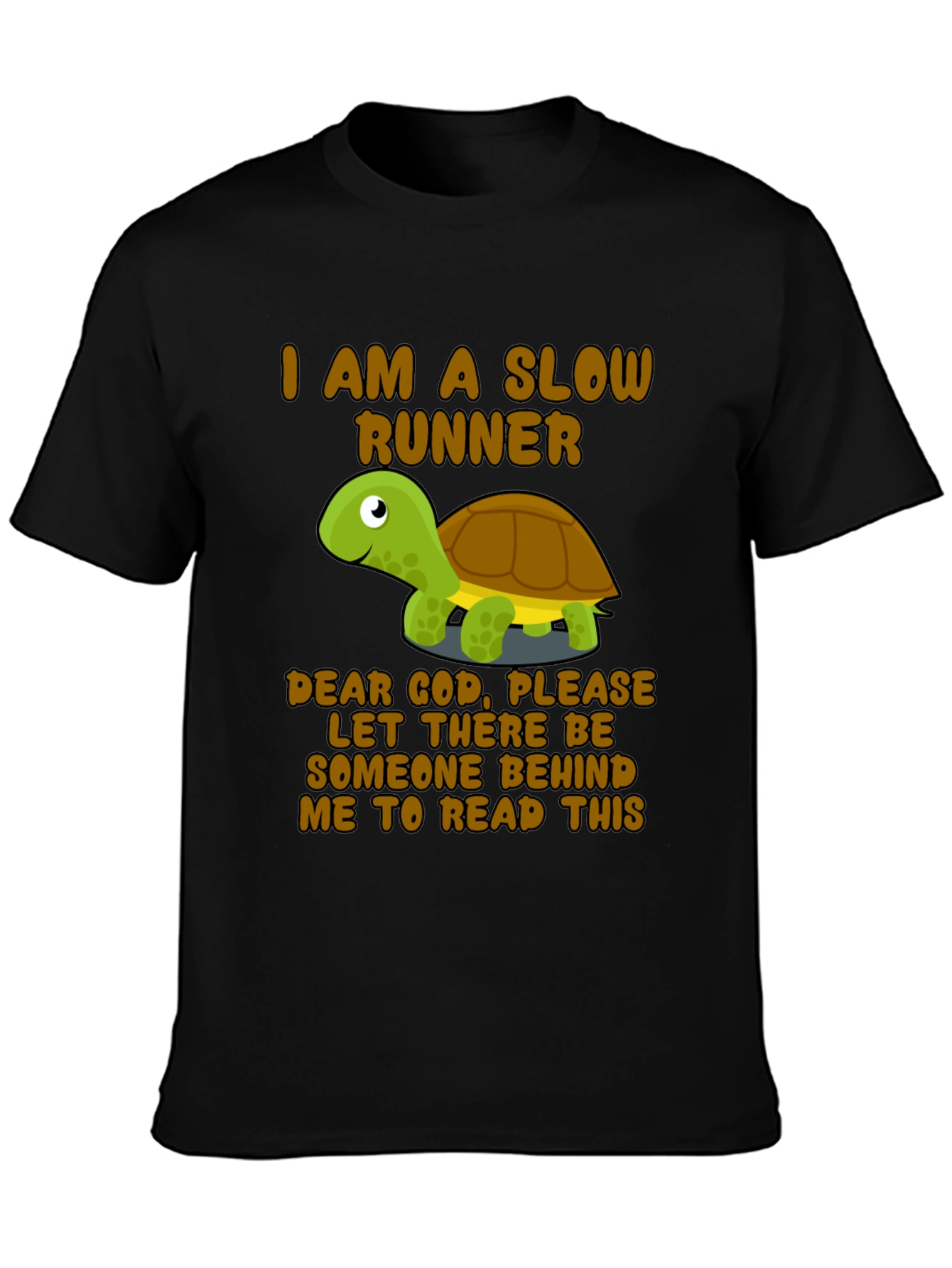Funny Turtle Slow Runner T-Shirt
