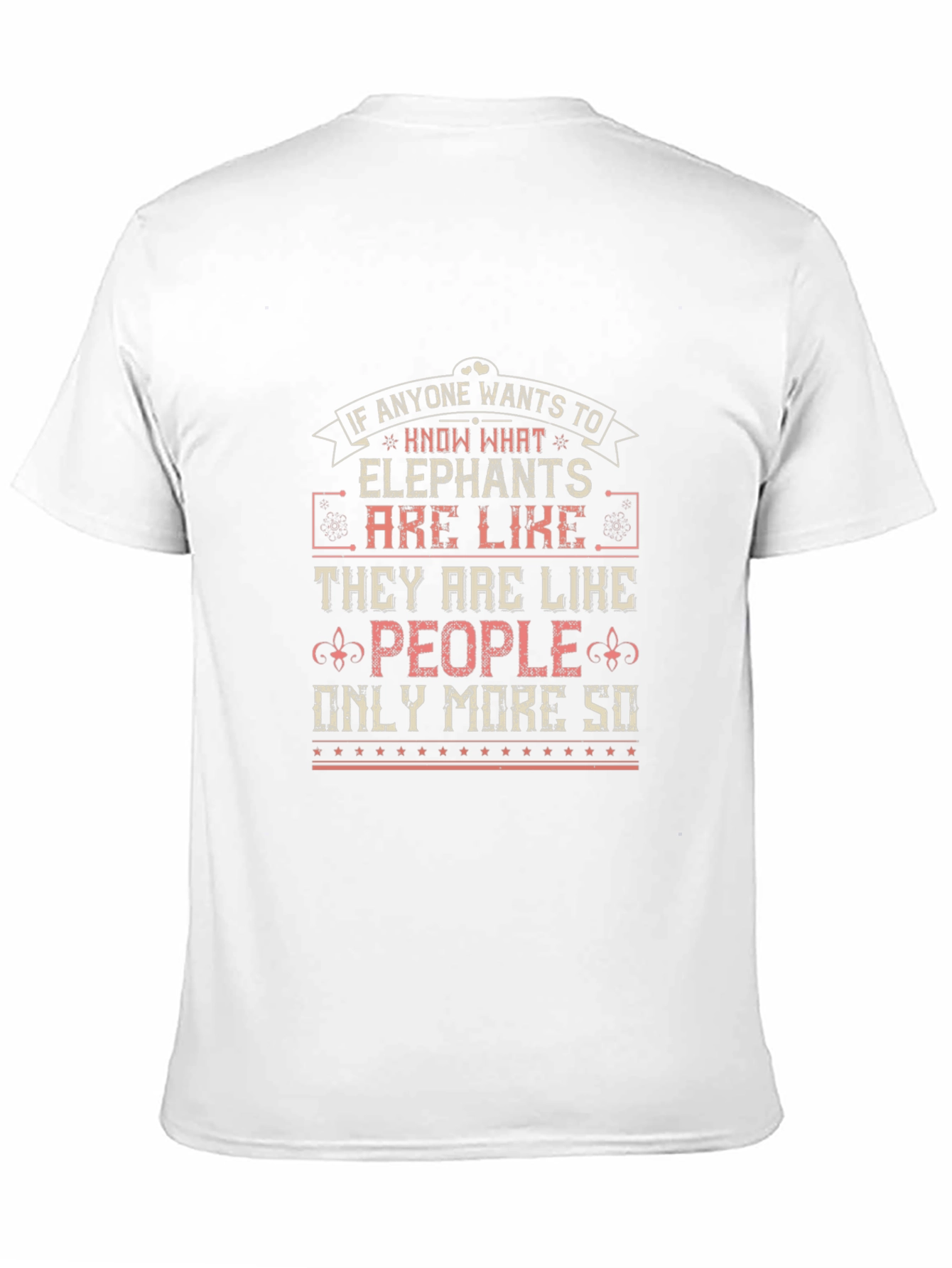 Elephant People Funny Graphic T-Shirt