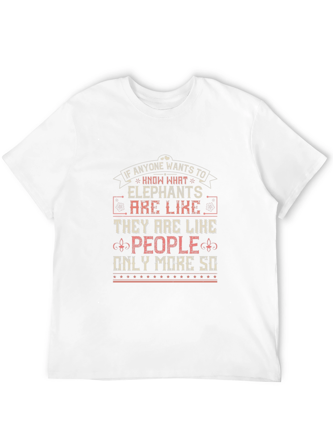 Elephant People Funny Graphic T-Shirt