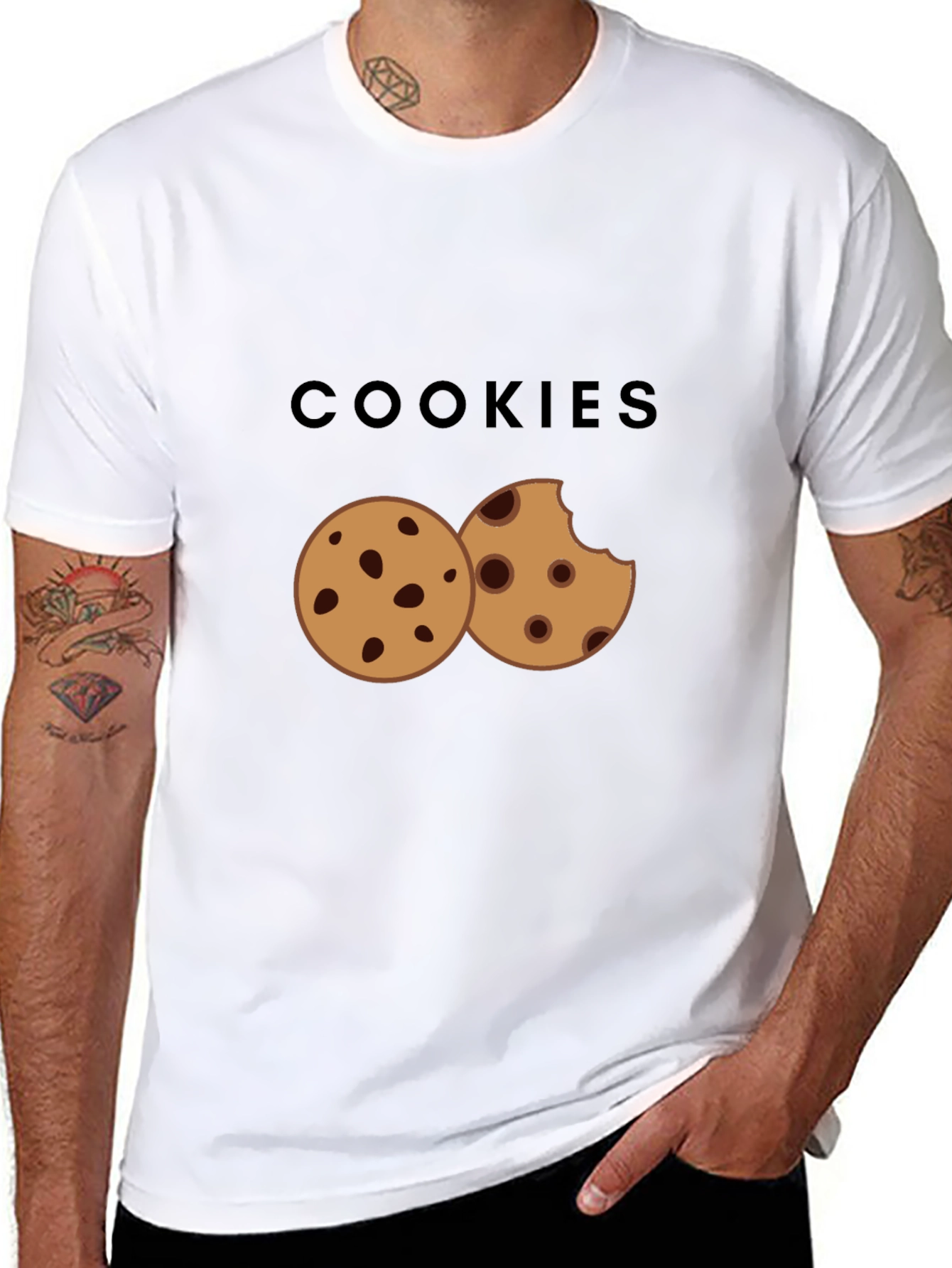 Cookies Graphic Tee - Casual Comfort