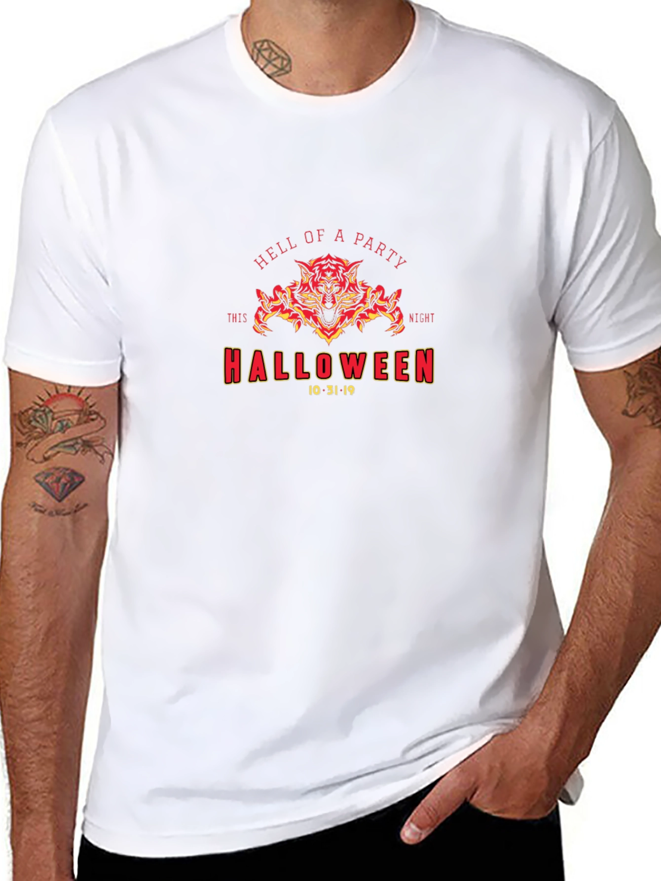 Halloween Party Graphic T-Shirt