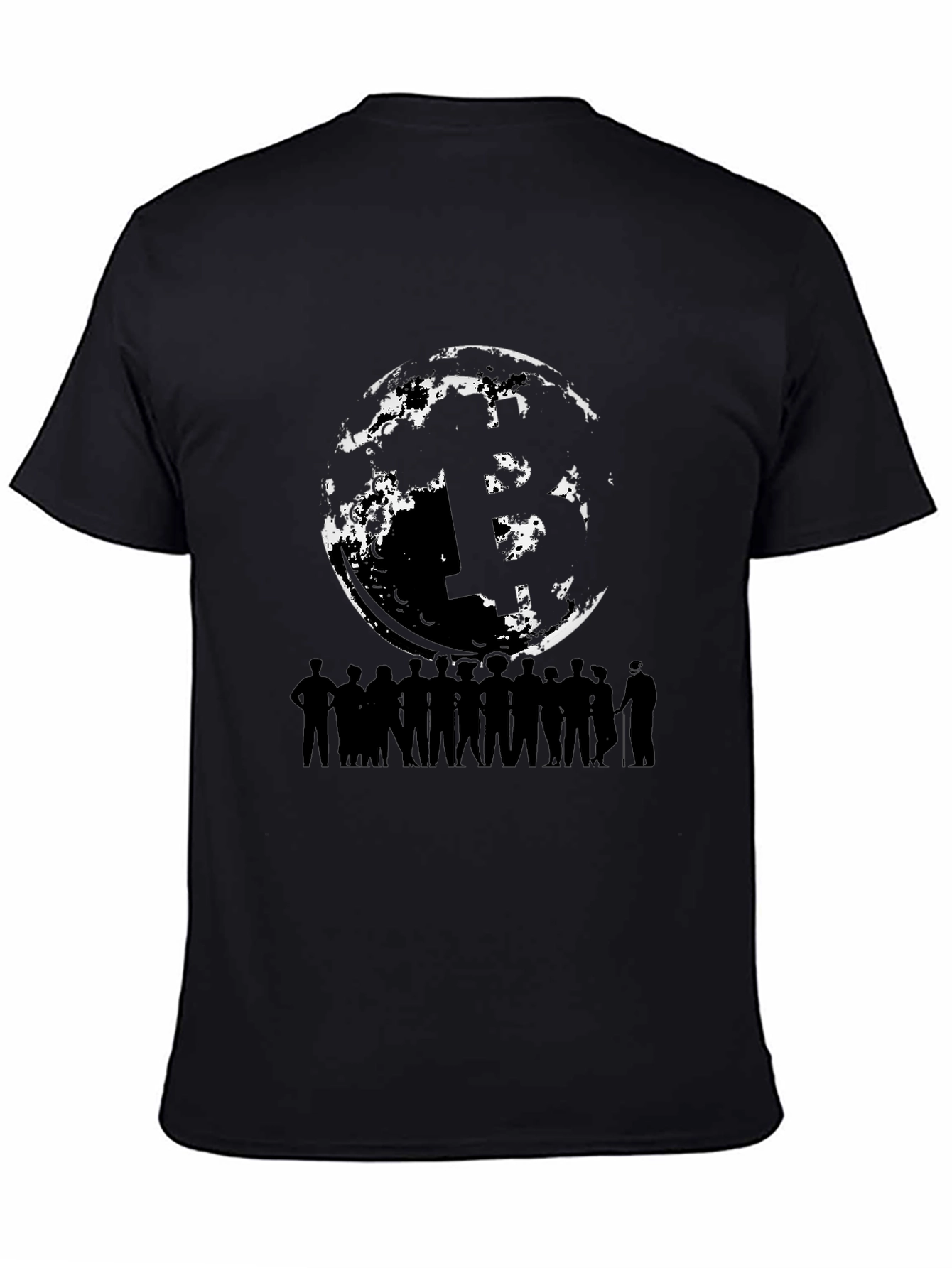 Bitcoin HODL Moon Graphic T-Shirt