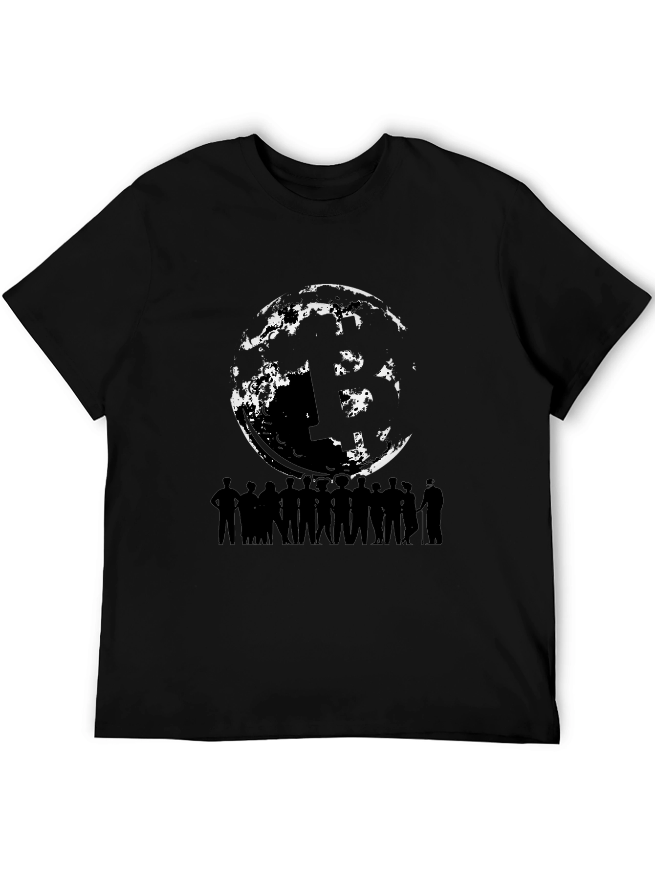 Bitcoin HODL Moon Graphic T-Shirt