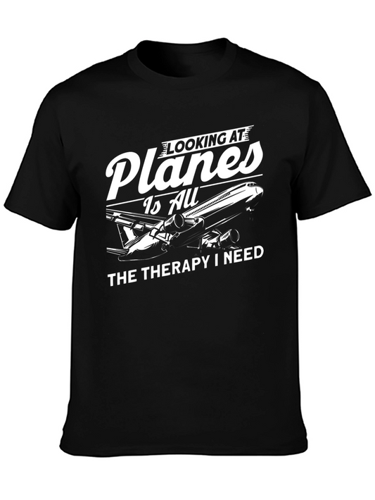 Looking at Planes T-Shirt | Aviation Therapy