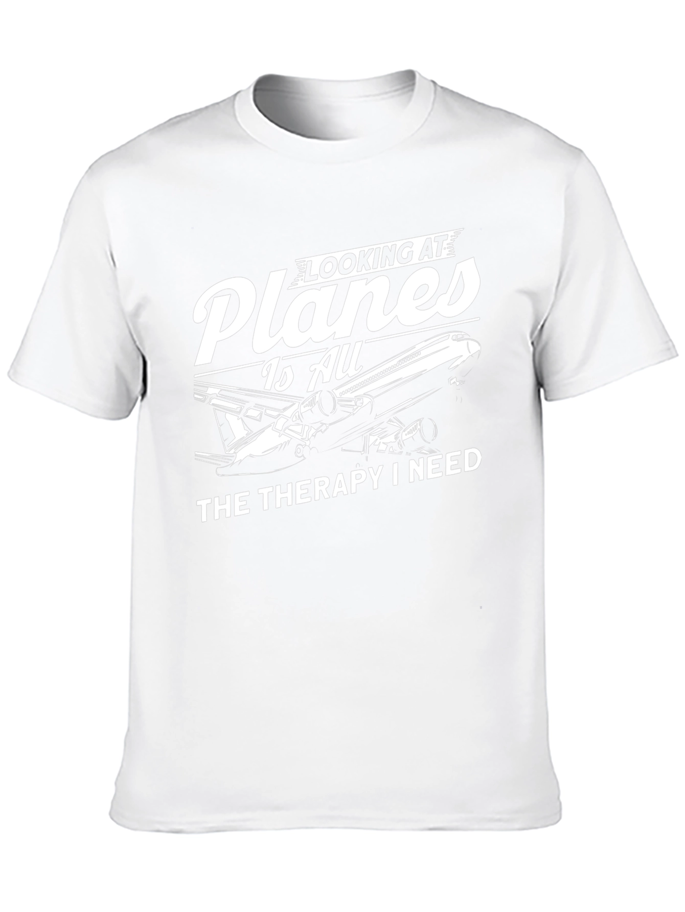 Looking at Planes T-Shirt | Aviation Therapy