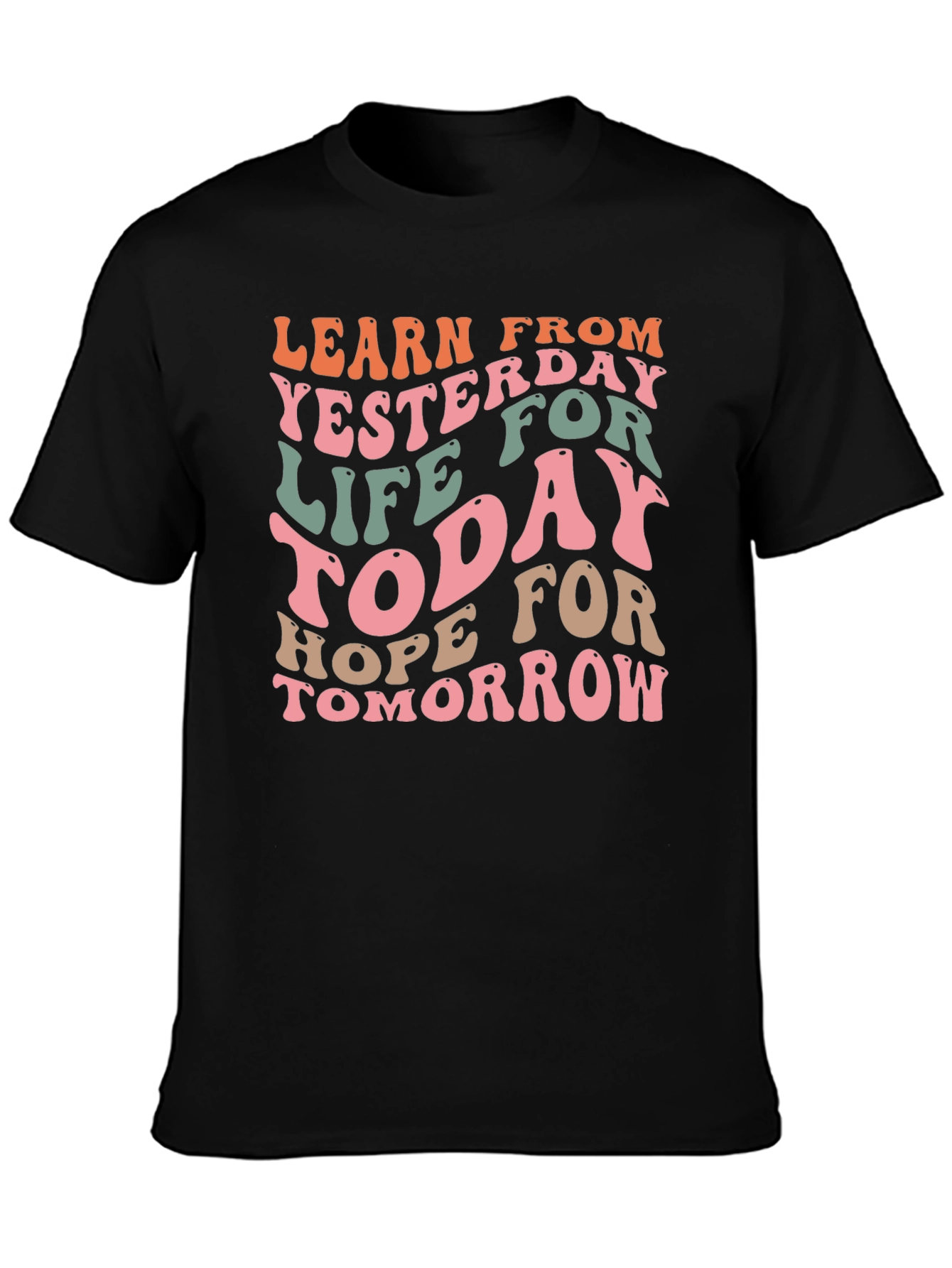 Retro Learn From Yesterday Graphic T-Shirt