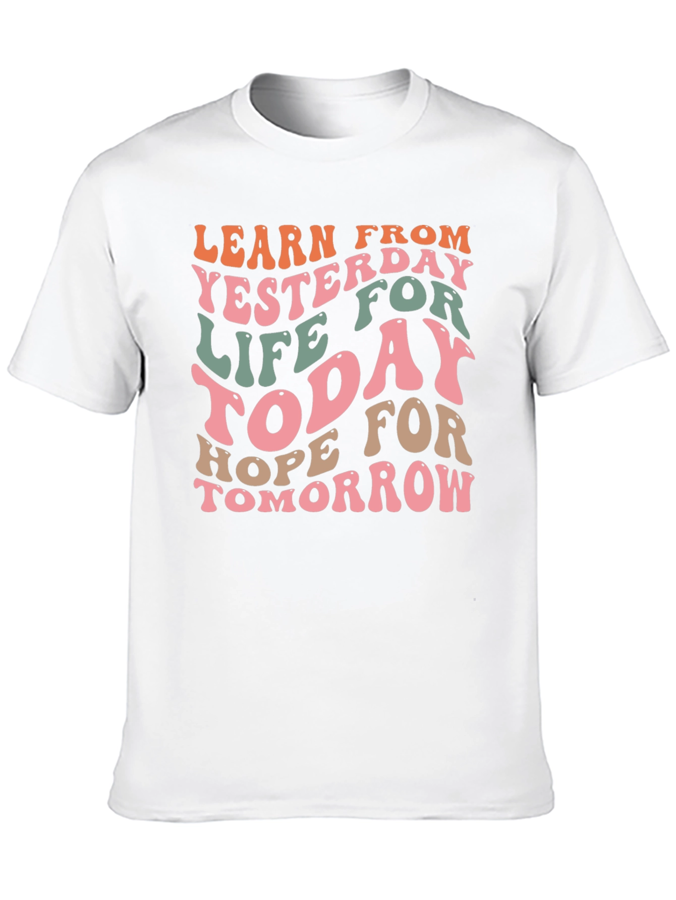 Retro Learn From Yesterday Graphic T-Shirt