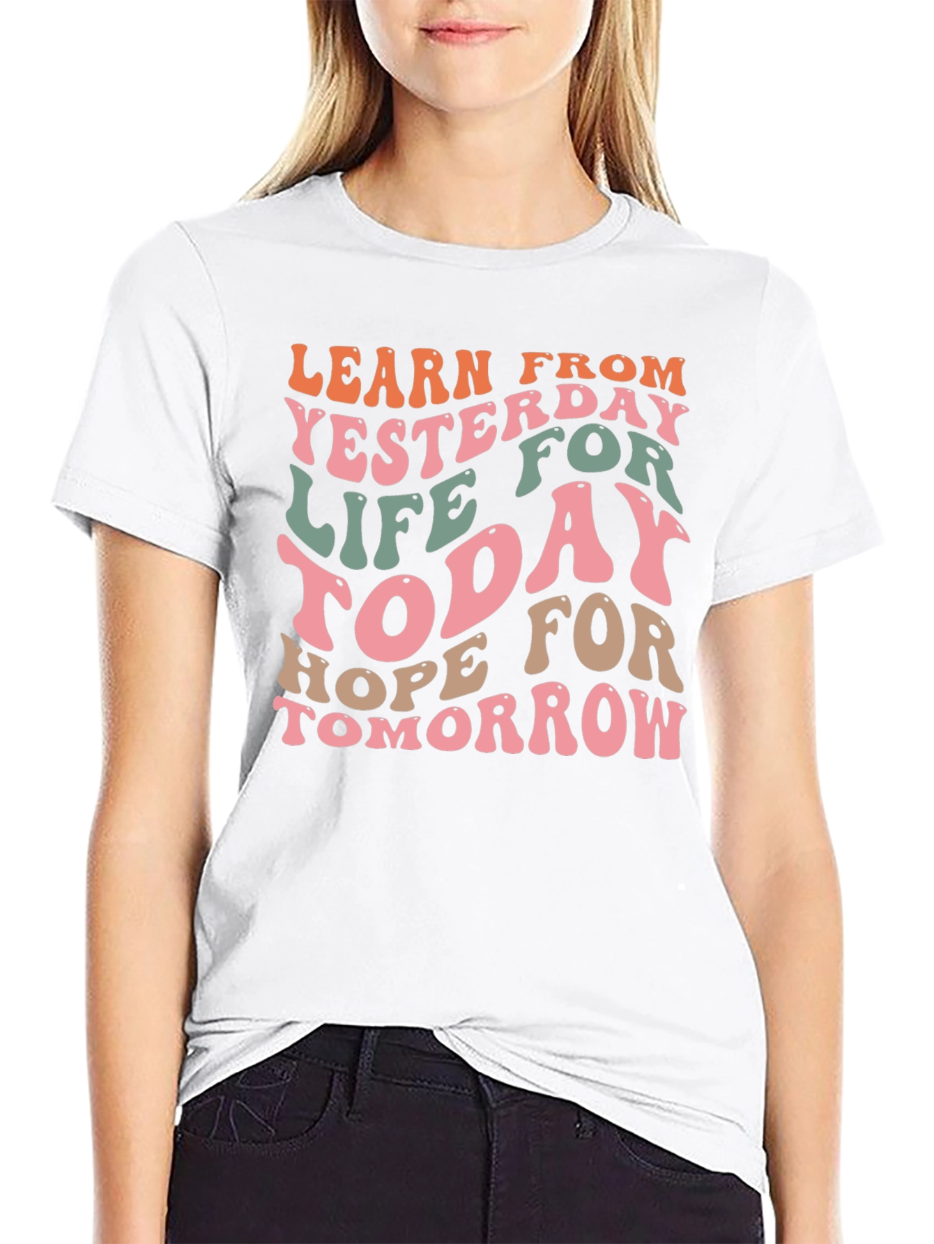 Retro Learn From Yesterday Graphic T-Shirt