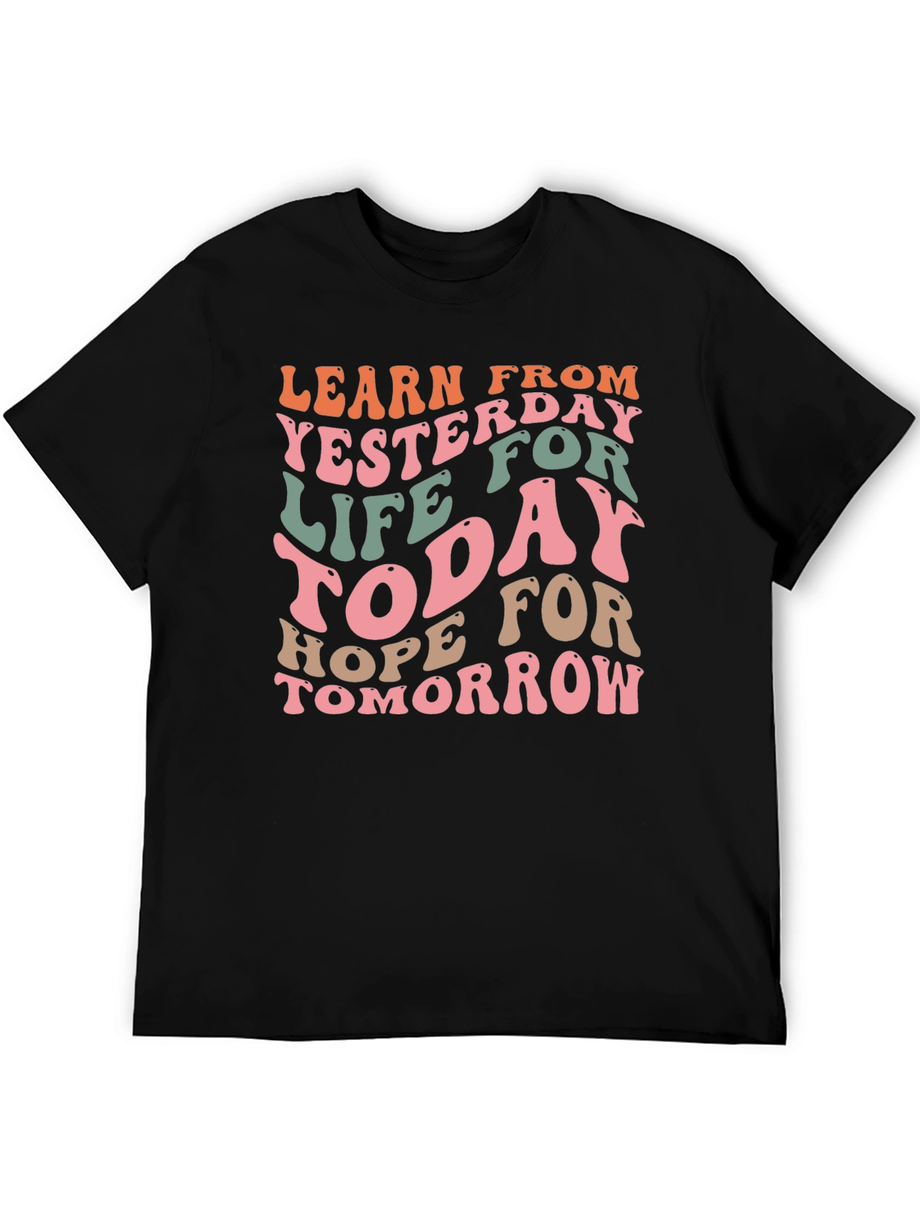 Retro Learn From Yesterday Graphic T-Shirt