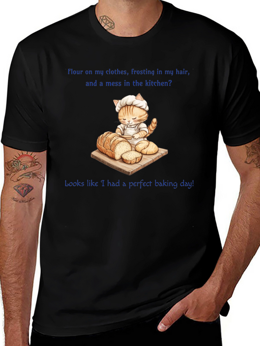Baking Cat T-Shirt - Perfect Baking Day!