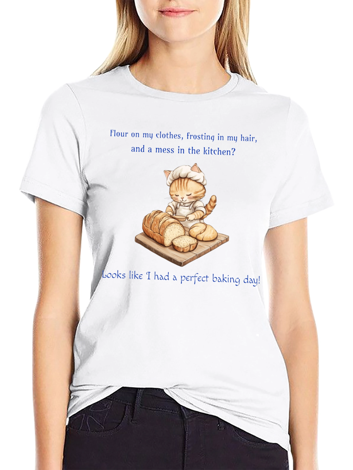 Baking Cat T-Shirt - Perfect Baking Day!