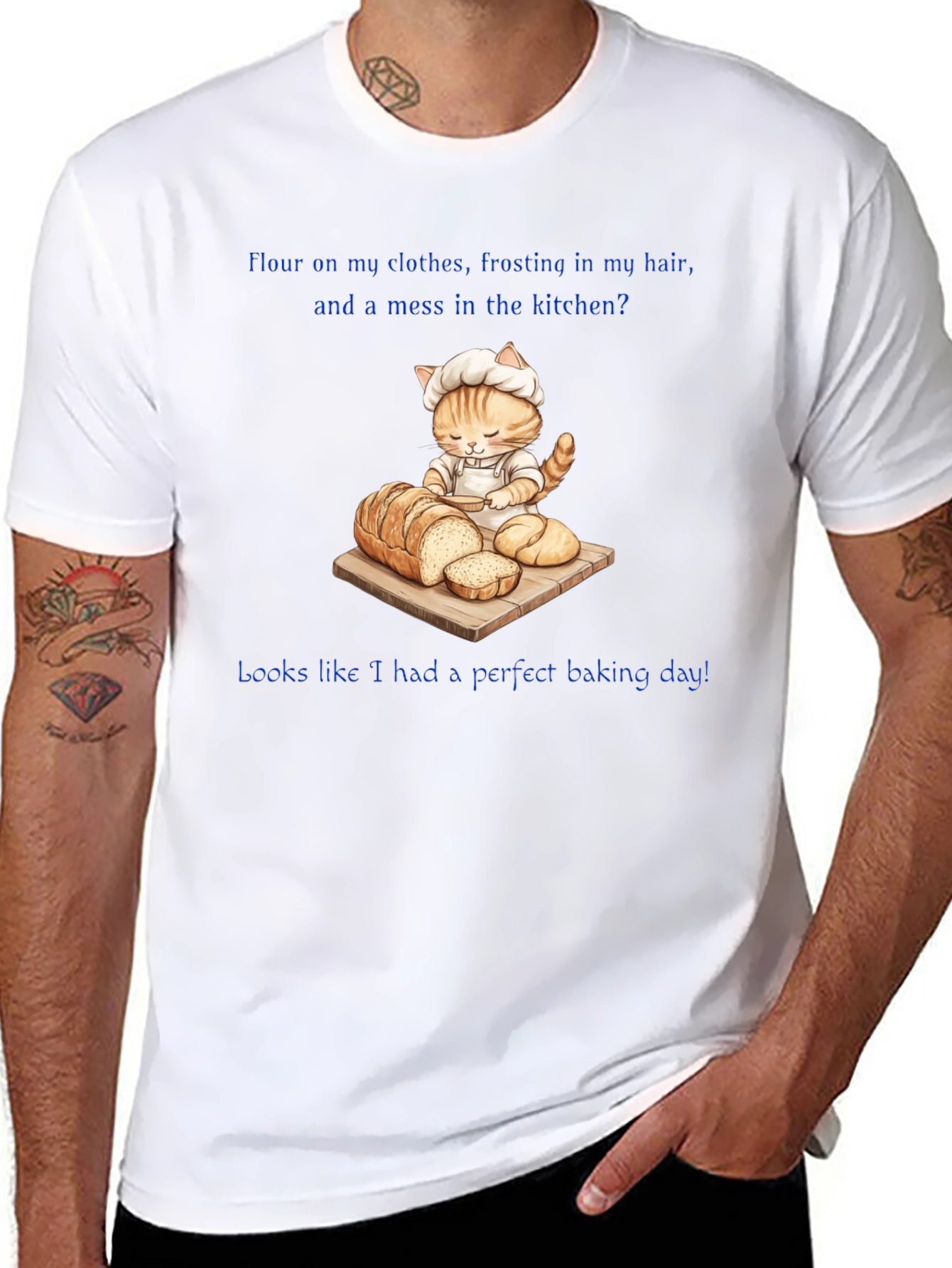 Baking Cat T-Shirt - Perfect Baking Day!