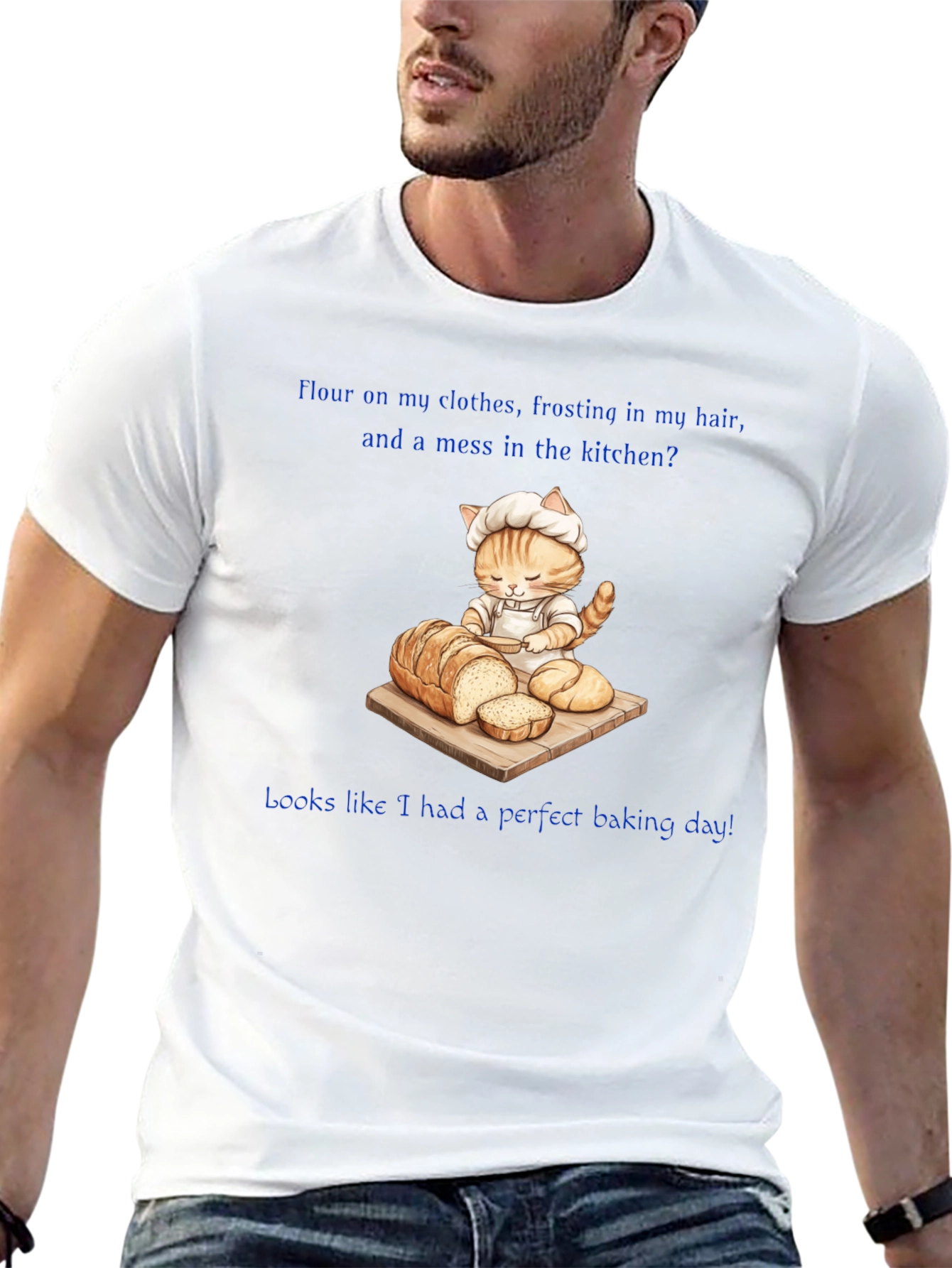 Baking Cat T-Shirt - Perfect Baking Day!