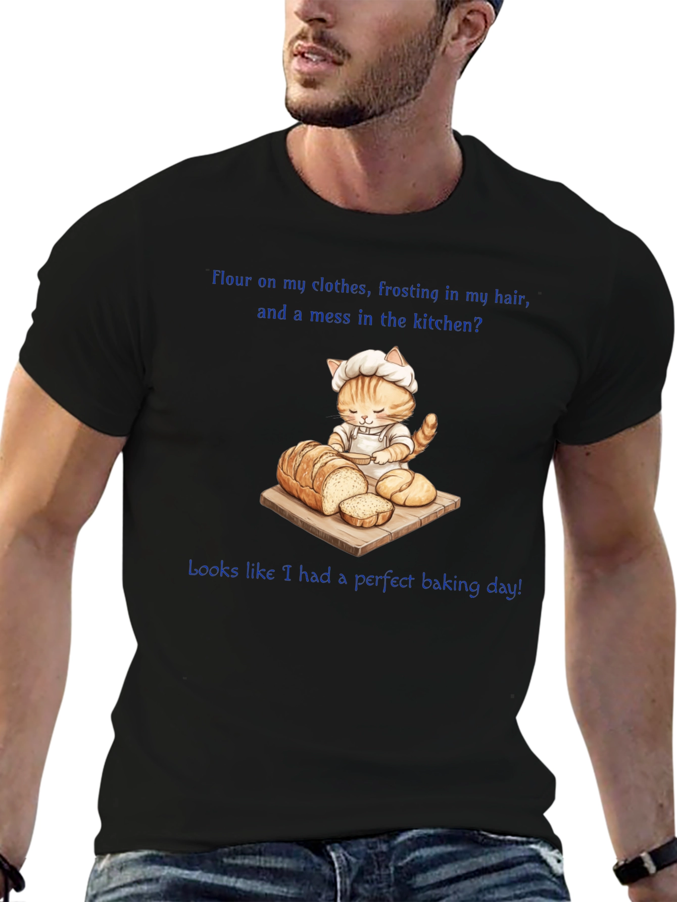 Baking Cat T-Shirt - Perfect Baking Day!