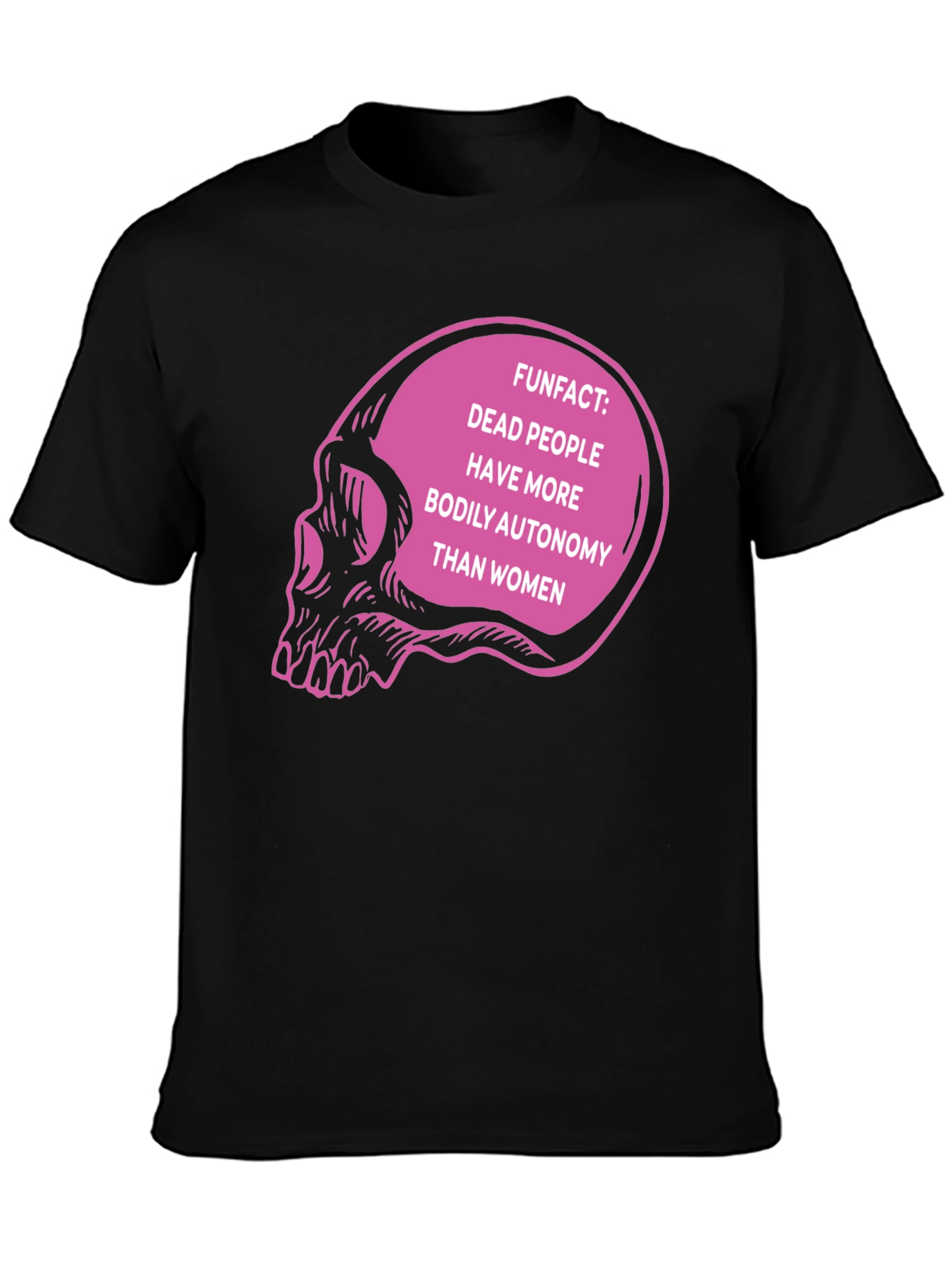 Bodily Autonomy Skull T-Shirt