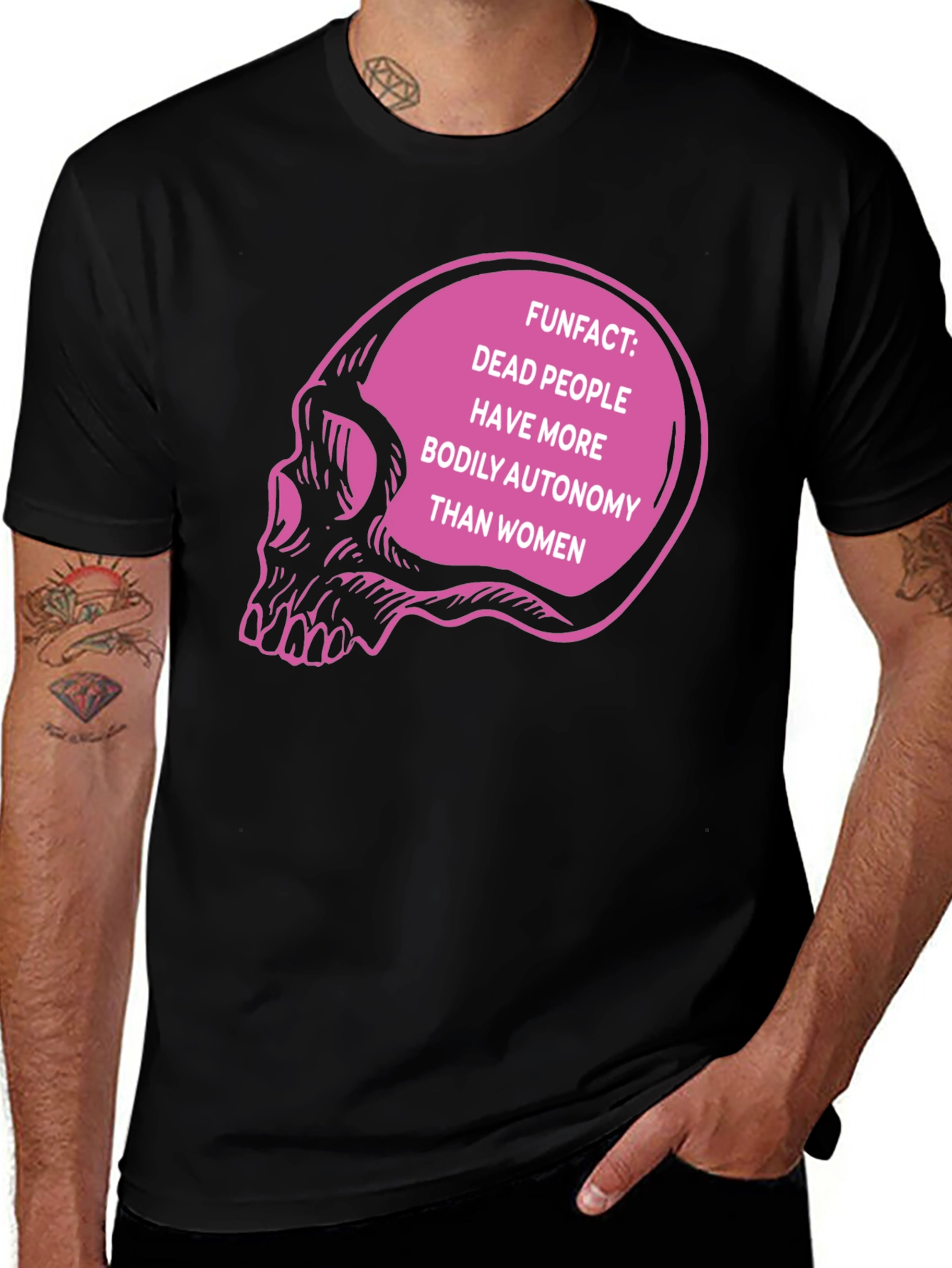 Bodily Autonomy Skull T-Shirt