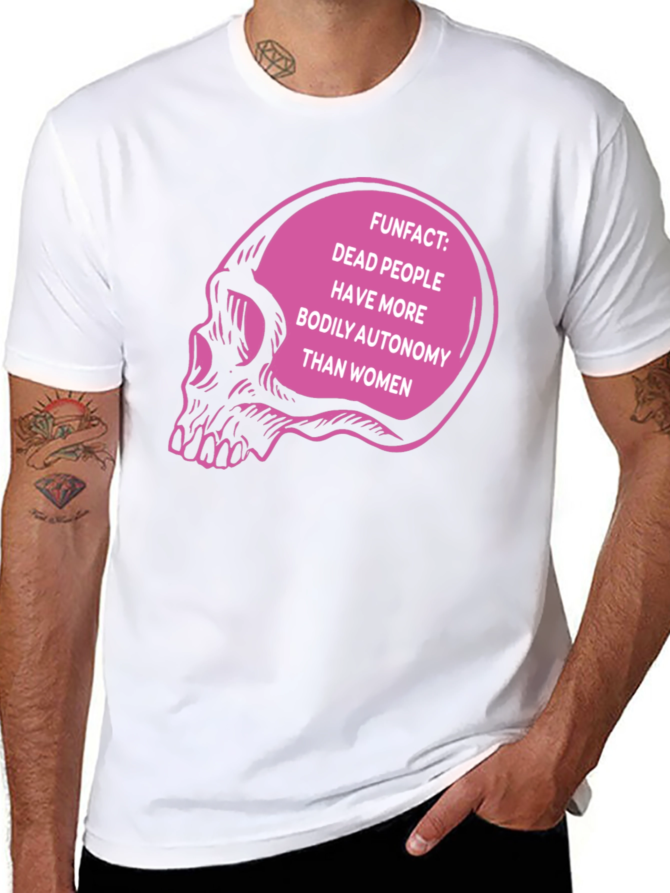 Bodily Autonomy Skull T-Shirt
