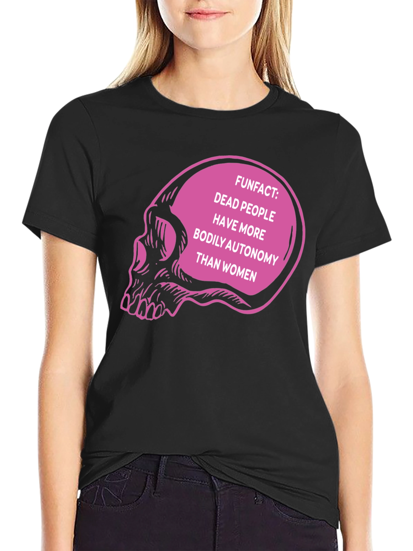 Bodily Autonomy Skull T-Shirt