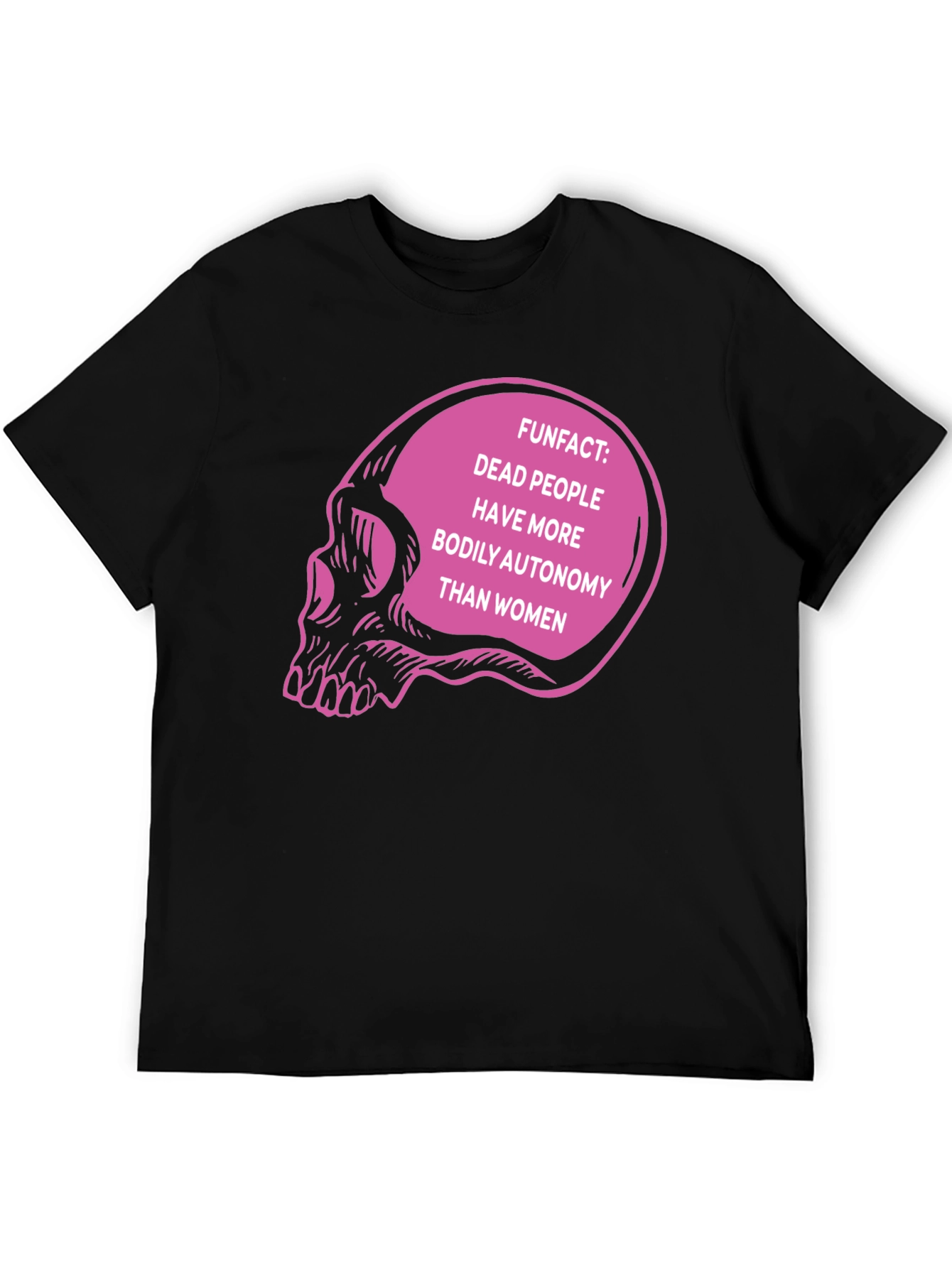Bodily Autonomy Skull T-Shirt
