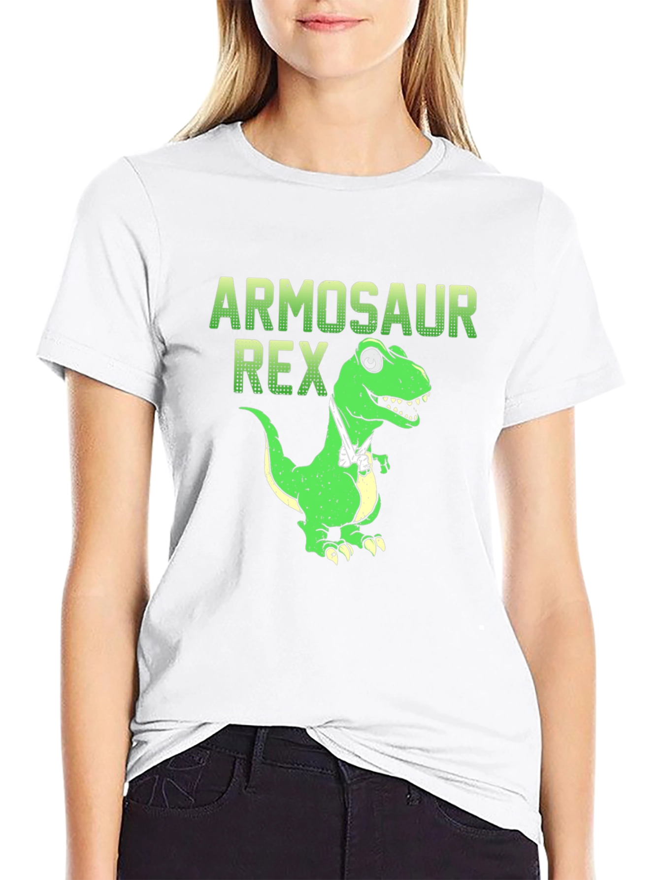 Armosaur Rex T-Shirt - Funny Dinosaur Tee