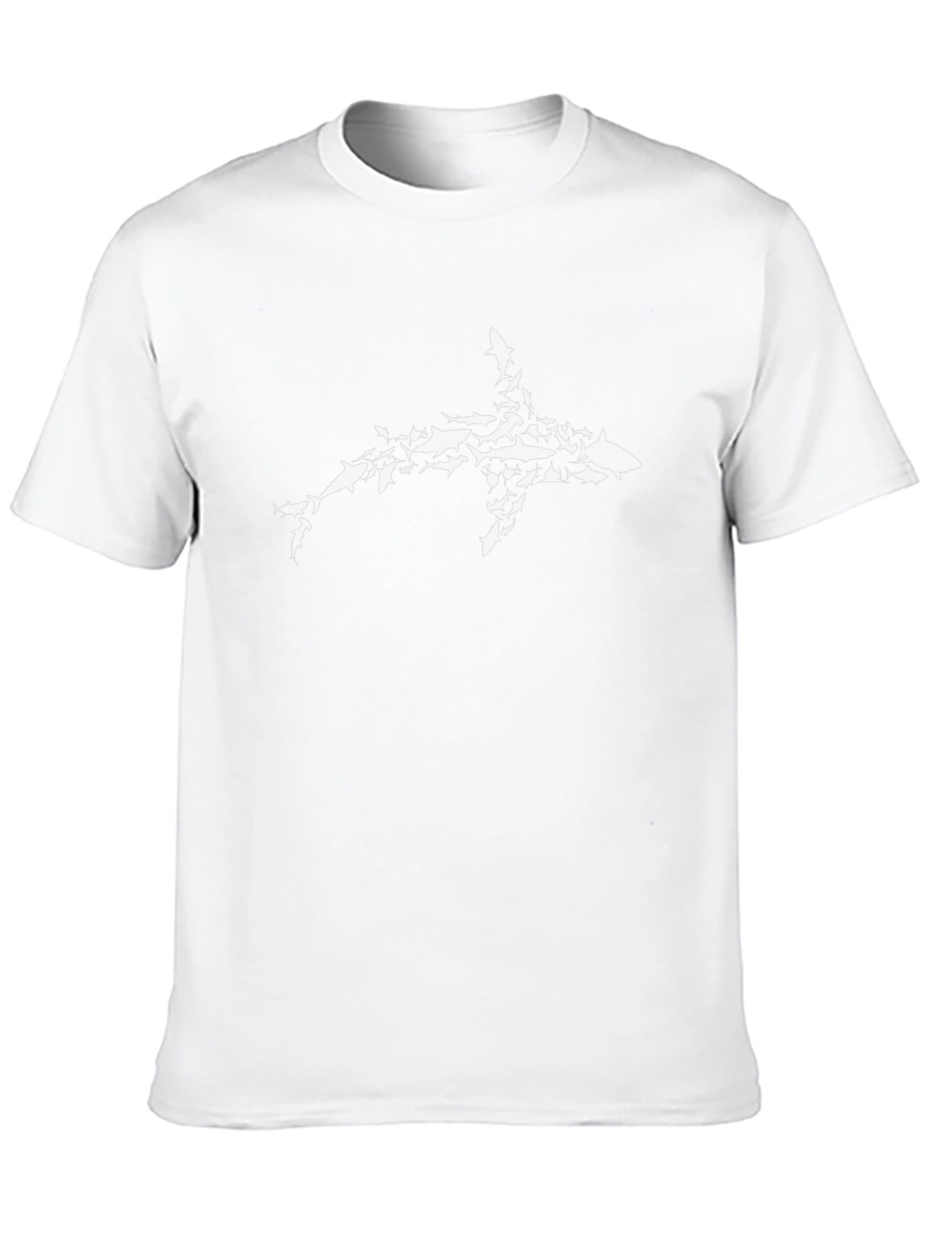 Shark T-Shirt - School of Sharks Design