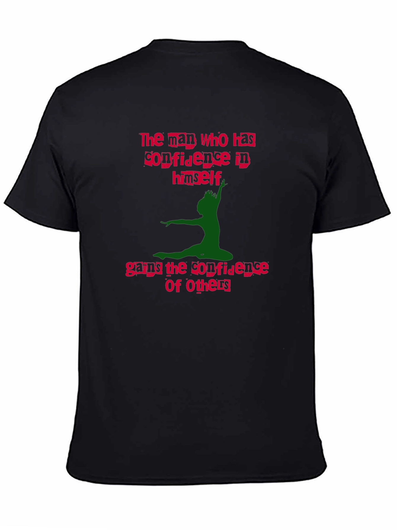 Confidence Graphic Tee - Mens Black T-Shirt