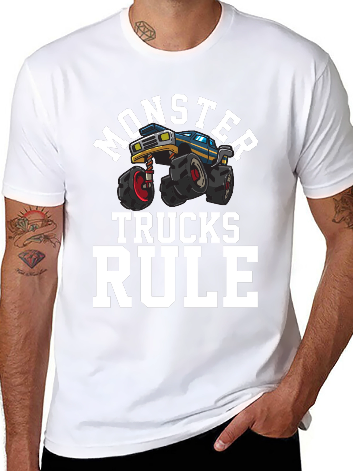 Monster Trucks Rule Graphic Tee