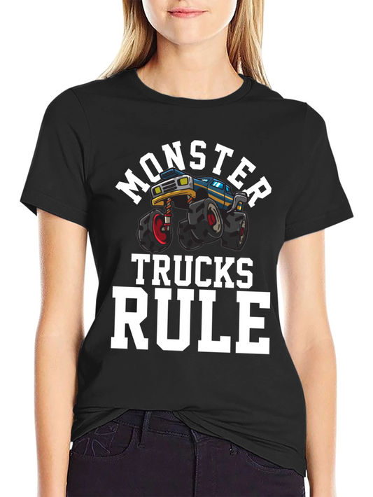Monster Trucks Rule Graphic Tee