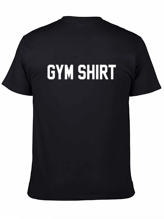 Gym Shirt - Mens Black Workout Tee