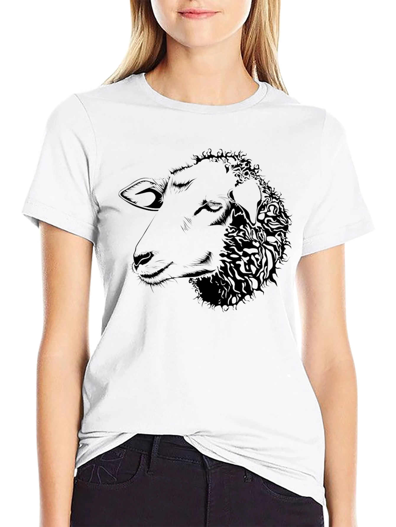 Black Sheep Graphic Tee - Unisex Soft Cotton T-Shirt