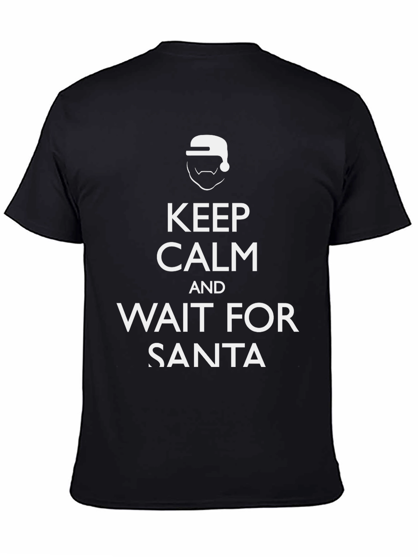 Keep Calm and Wait For Santa Tee