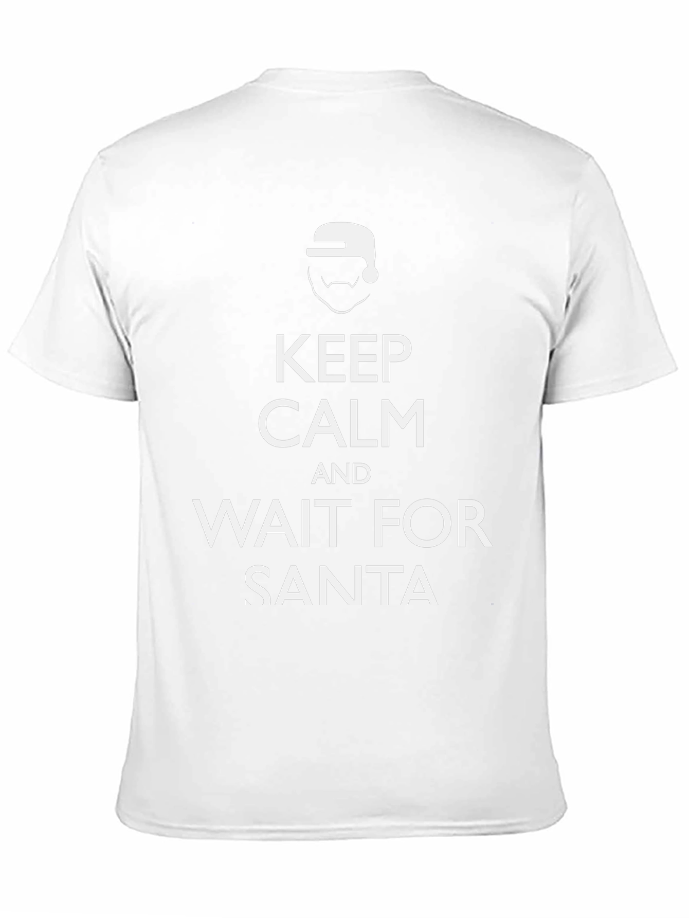 Keep Calm and Wait For Santa Tee