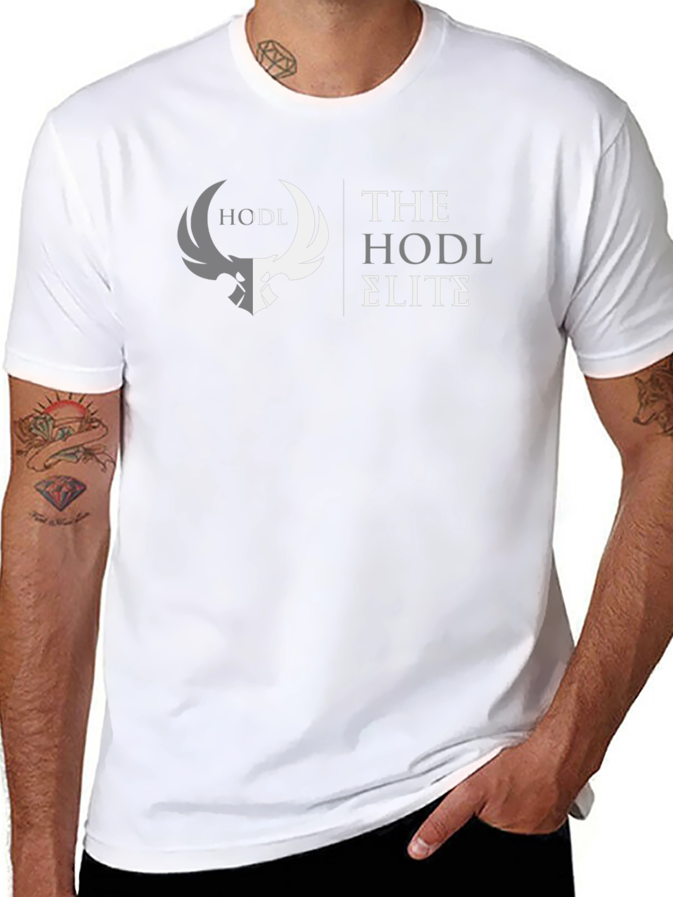 HODL Elite Graphic Tee - Crypto Inspired Design