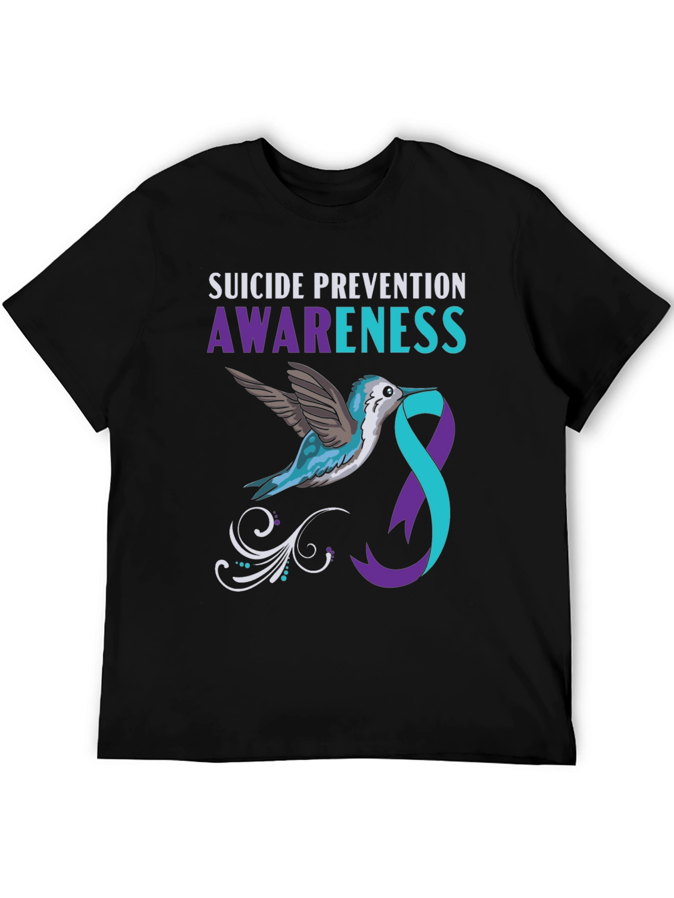 Suicide Prevention Awareness Hummingbird T-Shirt