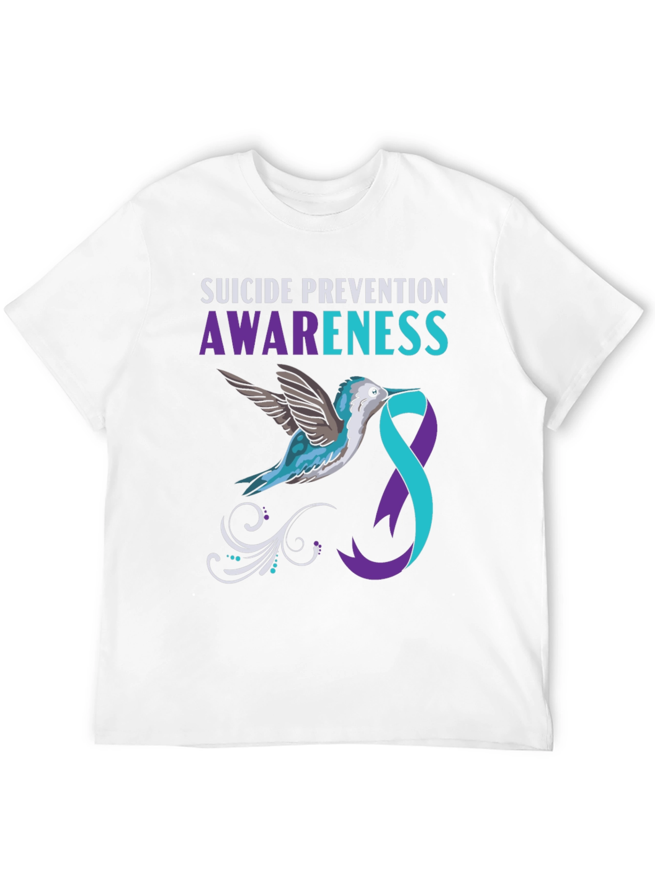 Suicide Prevention Awareness Hummingbird T-Shirt