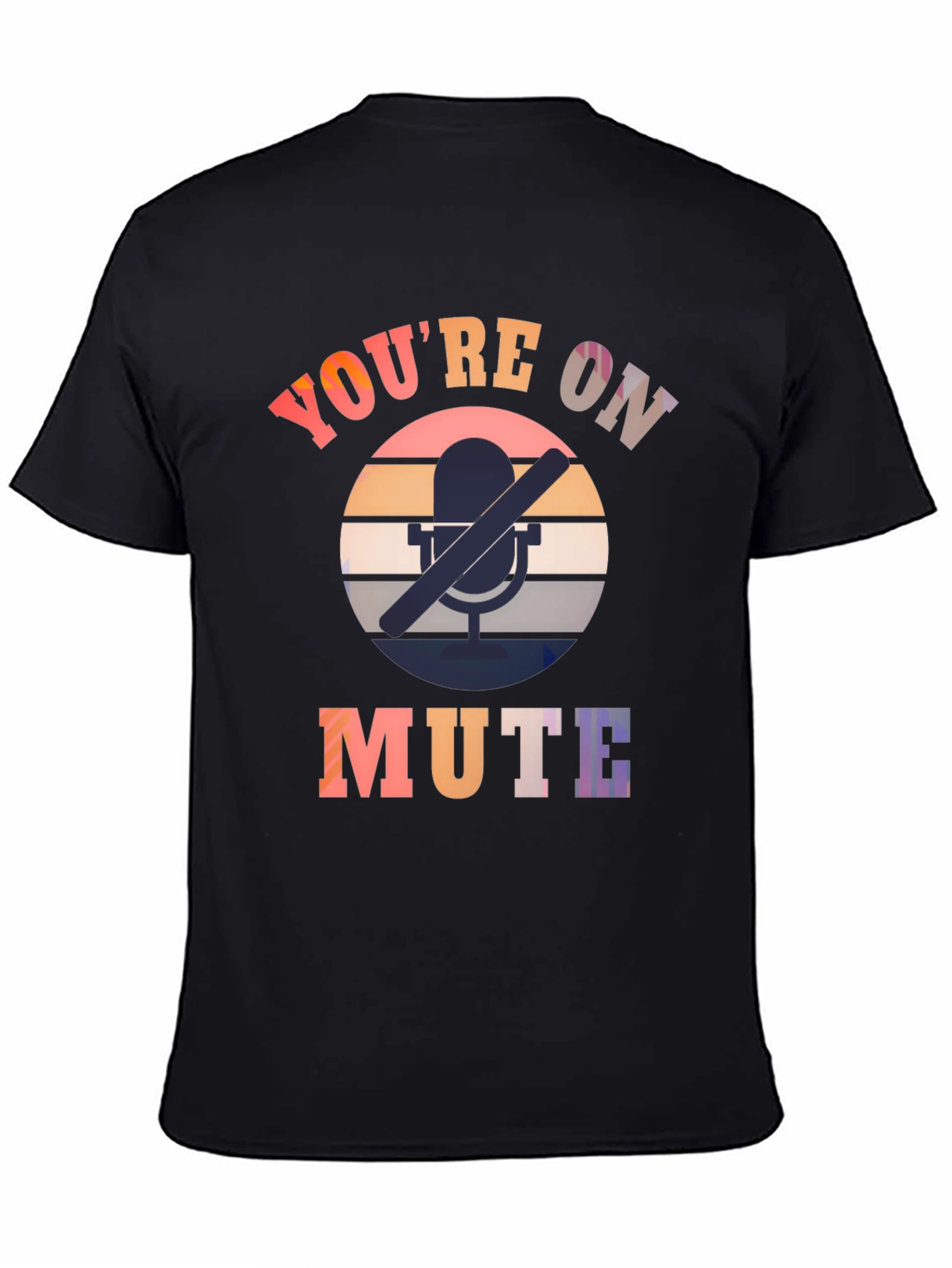 Youre On Mute Black Graphic Tee
