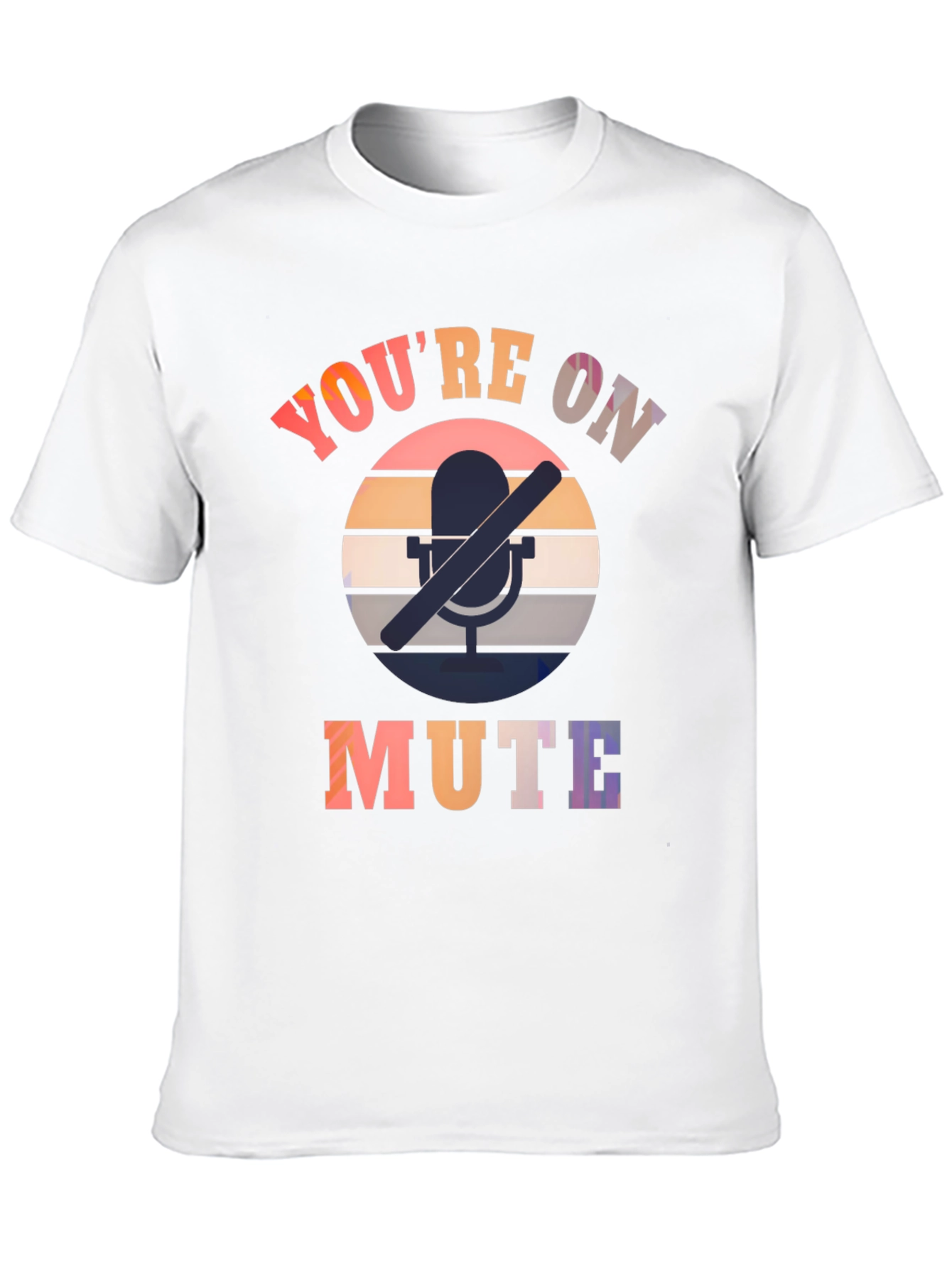 Youre On Mute Black Graphic Tee