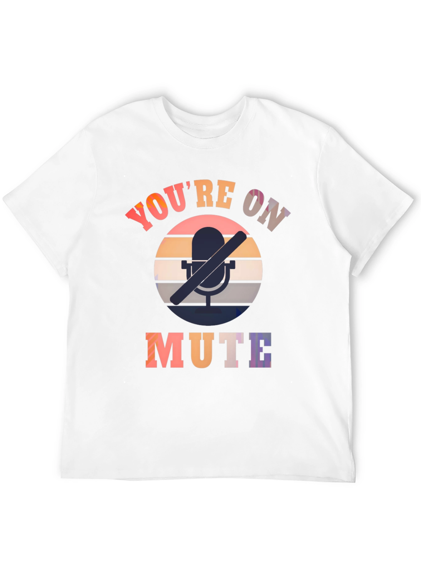 Youre On Mute Black Graphic Tee