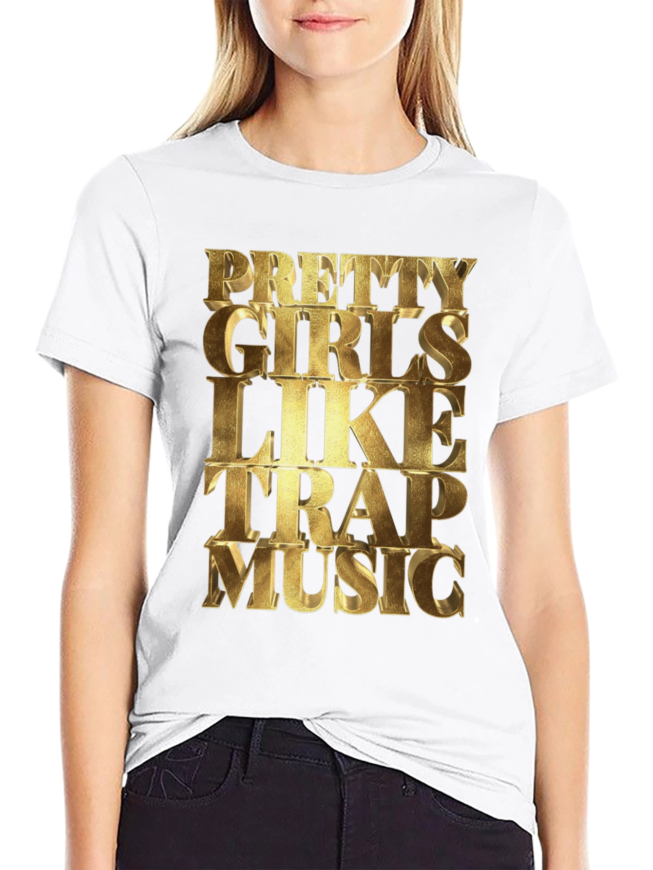Pretty Girls Like Trap Music Graphic Tee