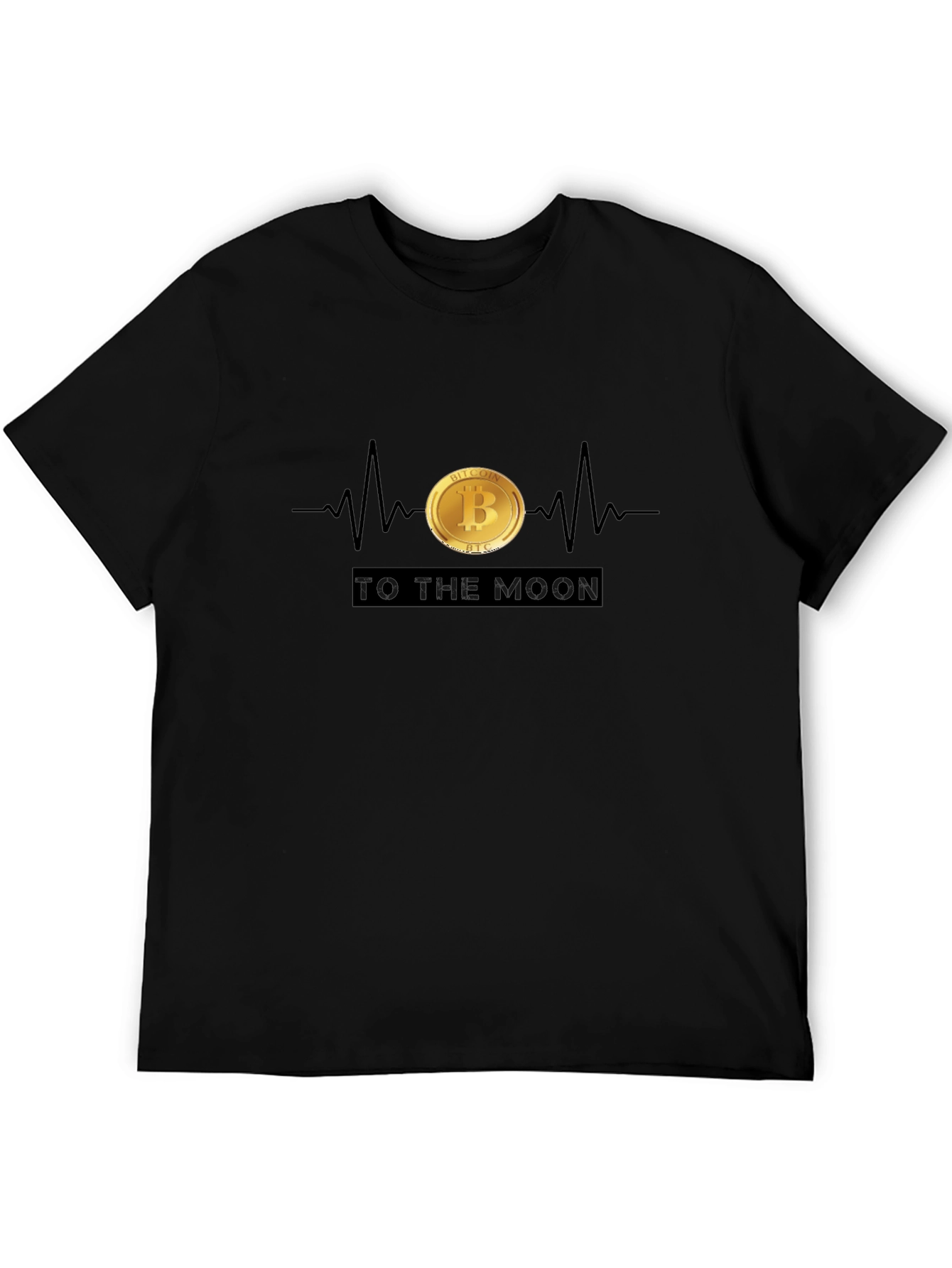 Bitcoin Heartbeat T-Shirt - To The Moon!