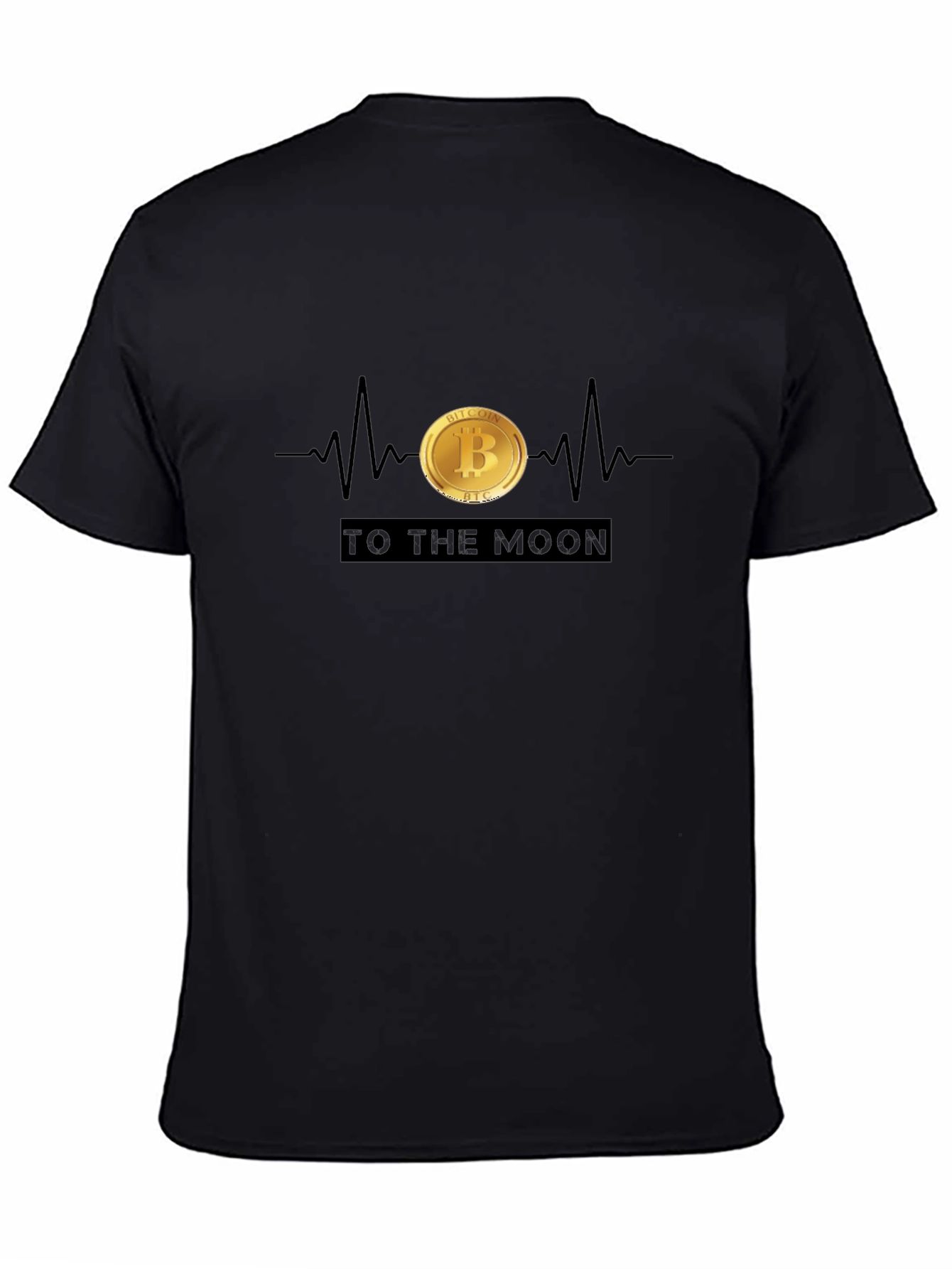 Bitcoin Heartbeat T-Shirt - To The Moon!