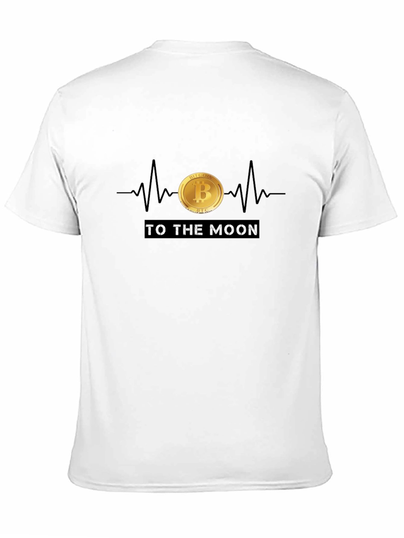 Bitcoin Heartbeat T-Shirt - To The Moon!