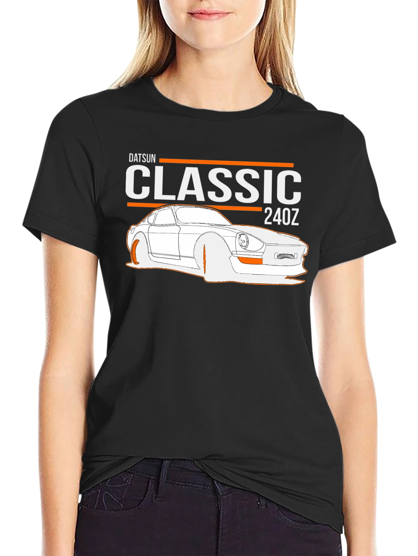 Datsun Classic 240Z Black T-Shirt - Car Enthusiast Apparel
