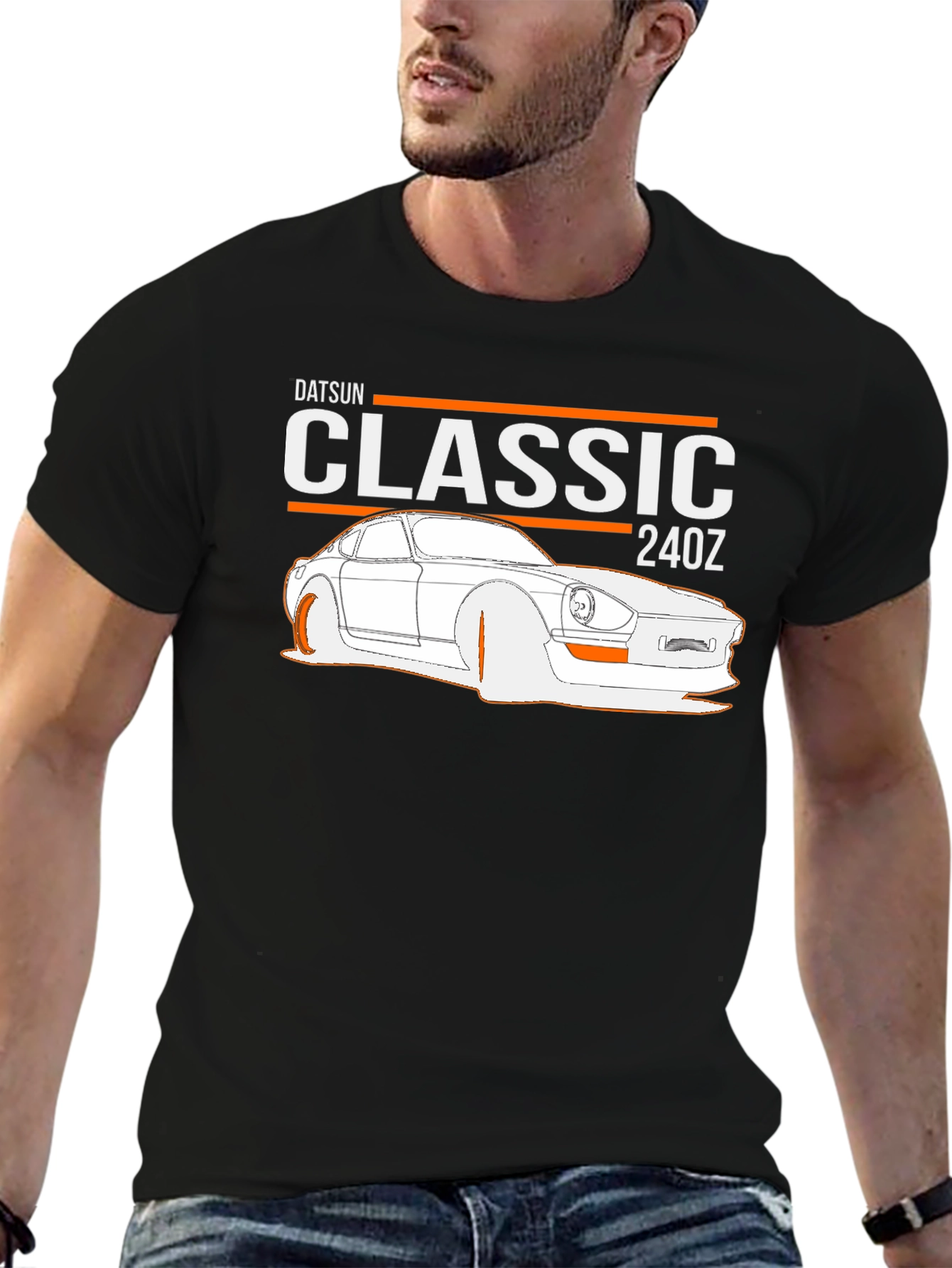 Datsun Classic 240Z Black T-Shirt - Car Enthusiast Apparel