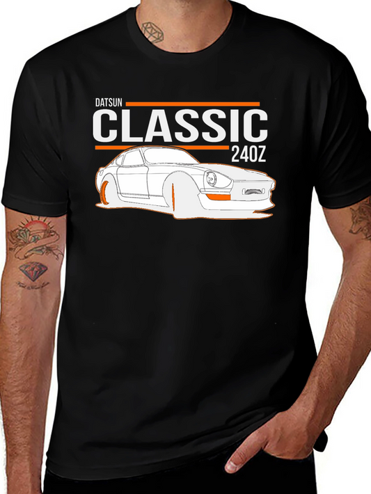 Datsun Classic 240Z Black T-Shirt - Car Enthusiast Apparel